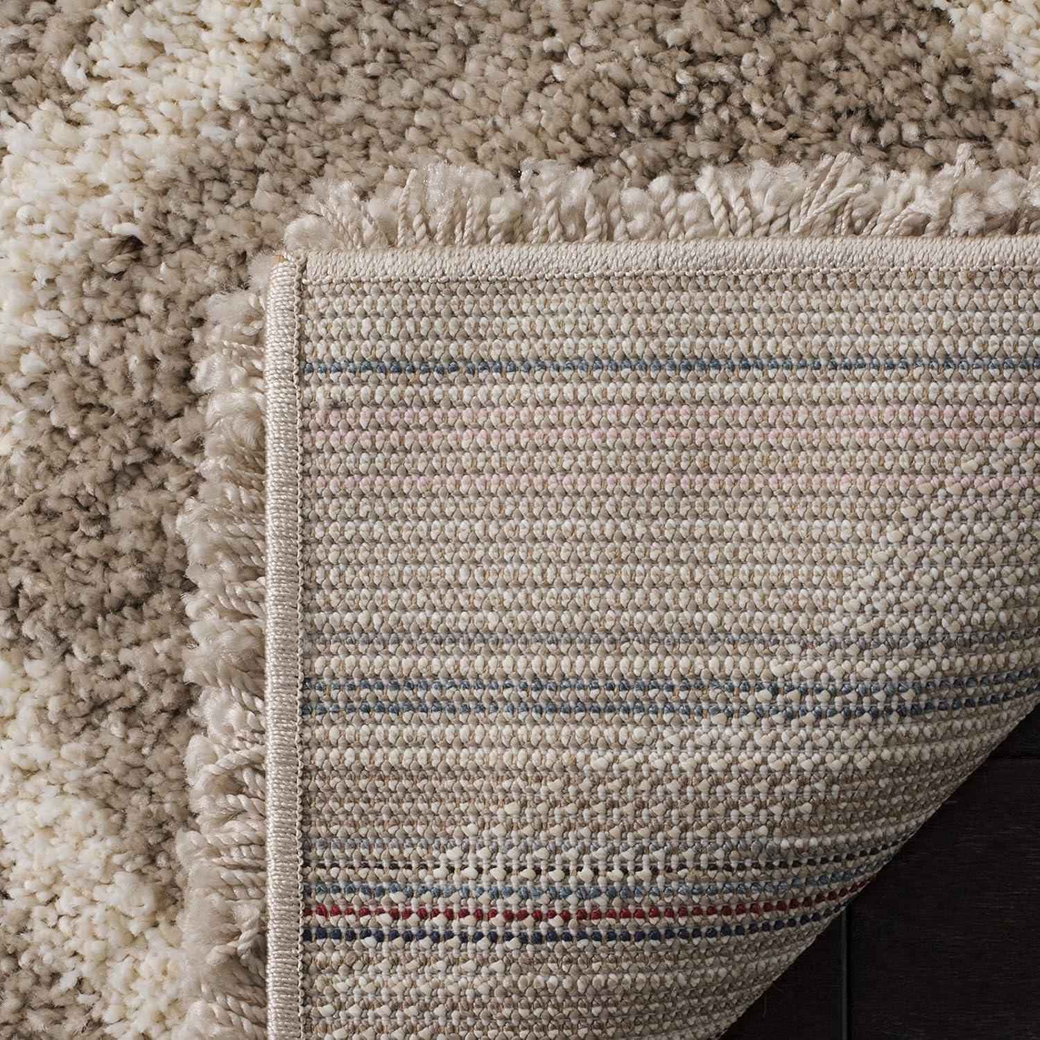 image:imageSAFAVIEH Hudson Shag Collection Area Rug 8 x 10 Slate Blue amp Ivory Moroccan Trellis Design NonShedding amp Easy Care 2inch Thick Ideal for High Traffic Areas in Living Room Bedroom SGH283LBeigeIvory