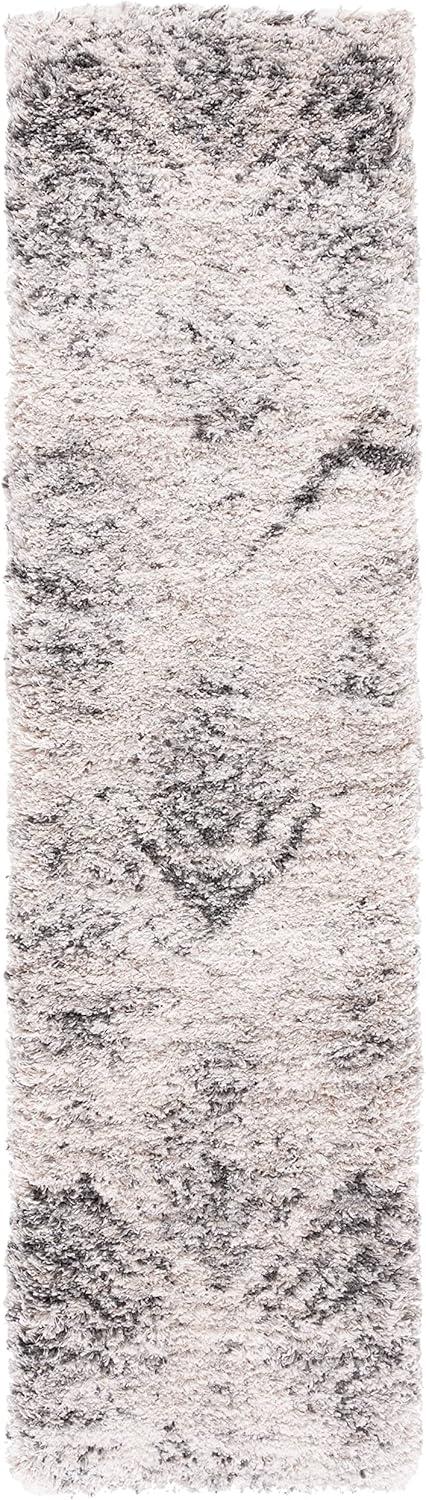 image:imageSAFAVIEH Iceland Shag Collection Accent Rug 4 x 6 Cream amp Grey Modern Design NonShedding amp Easy Care 25inch Thick Ideal for High Traffic Areas in Entryway Living Room Bedroom ISG514ACreamGrey