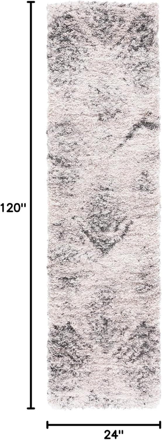 image:imageSAFAVIEH Iceland Shag Collection Accent Rug 4 x 6 Cream amp Grey Modern Design NonShedding amp Easy Care 25inch Thick Ideal for High Traffic Areas in Entryway Living Room Bedroom ISG514ACreamGrey