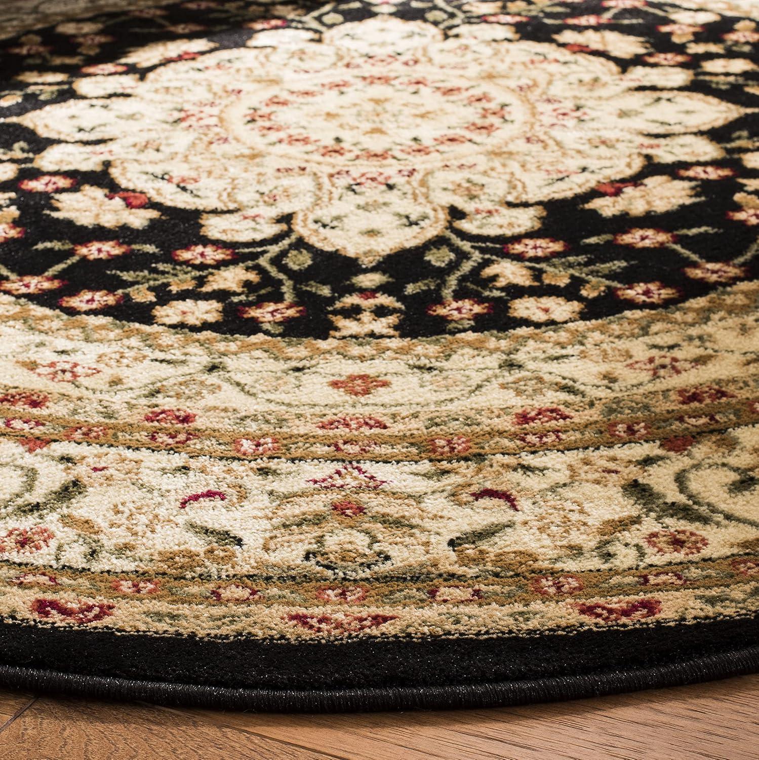 image:imageSAFAVIEH Lyndhurst Collection Area Rug 53 x 76 Black amp Ivory Traditional Oriental Design NonShedding amp Easy Care Ideal for High Traffic Areas in Living Room Bedroom LNH213ABlackIvory