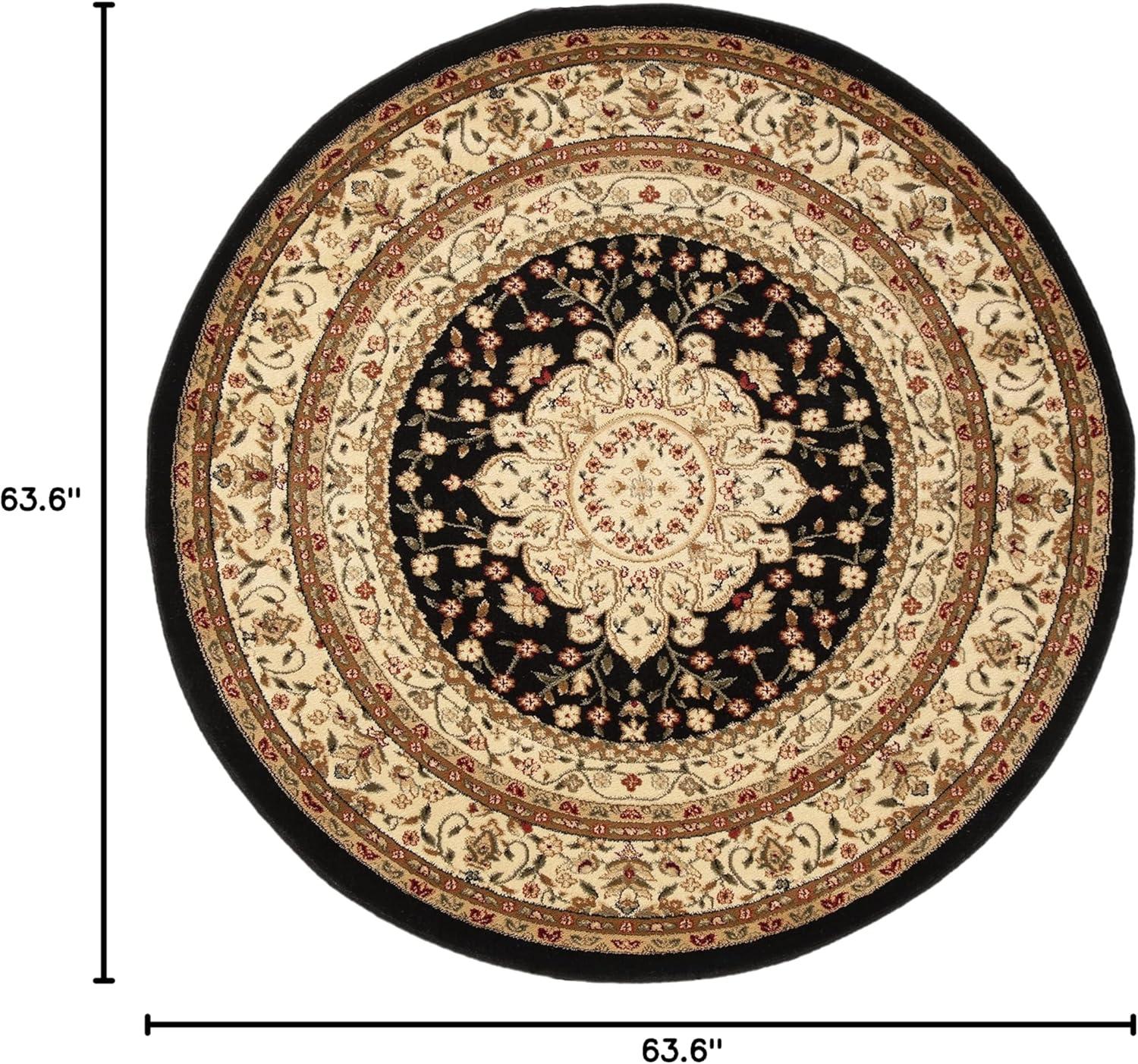 image:imageSAFAVIEH Lyndhurst Collection Area Rug 53 x 76 Black amp Ivory Traditional Oriental Design NonShedding amp Easy Care Ideal for High Traffic Areas in Living Room Bedroom LNH213ABlackIvory