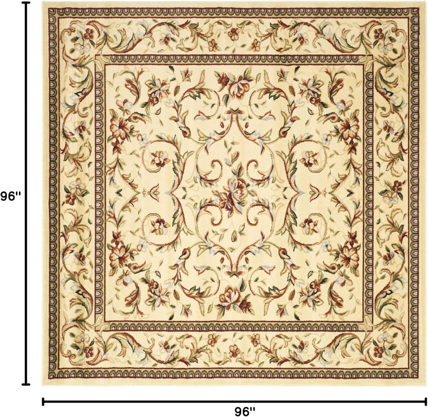 image:imageSAFAVIEH Lyndhurst Collection Area Rug 53 x 76 Ivory amp Ivory Traditional Oriental Scroll Design NonShedding amp Easy Care Ideal for High Traffic Areas in Living Room Bedroom LNH322AIvory