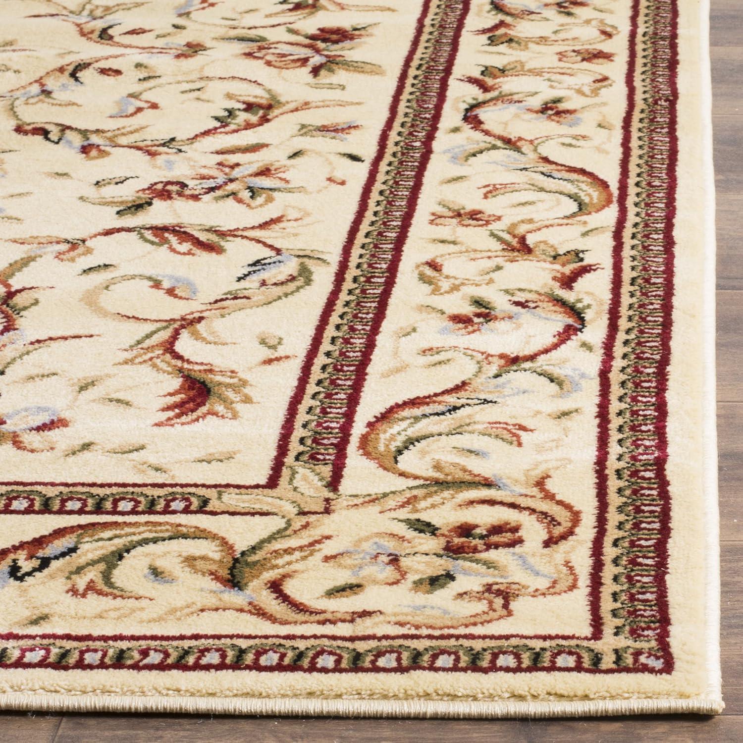 image:imageSAFAVIEH Lyndhurst Collection Area Rug 53 x 76 Ivory amp Ivory Traditional Oriental Scroll Design NonShedding amp Easy Care Ideal for High Traffic Areas in Living Room Bedroom LNH322AIvory
