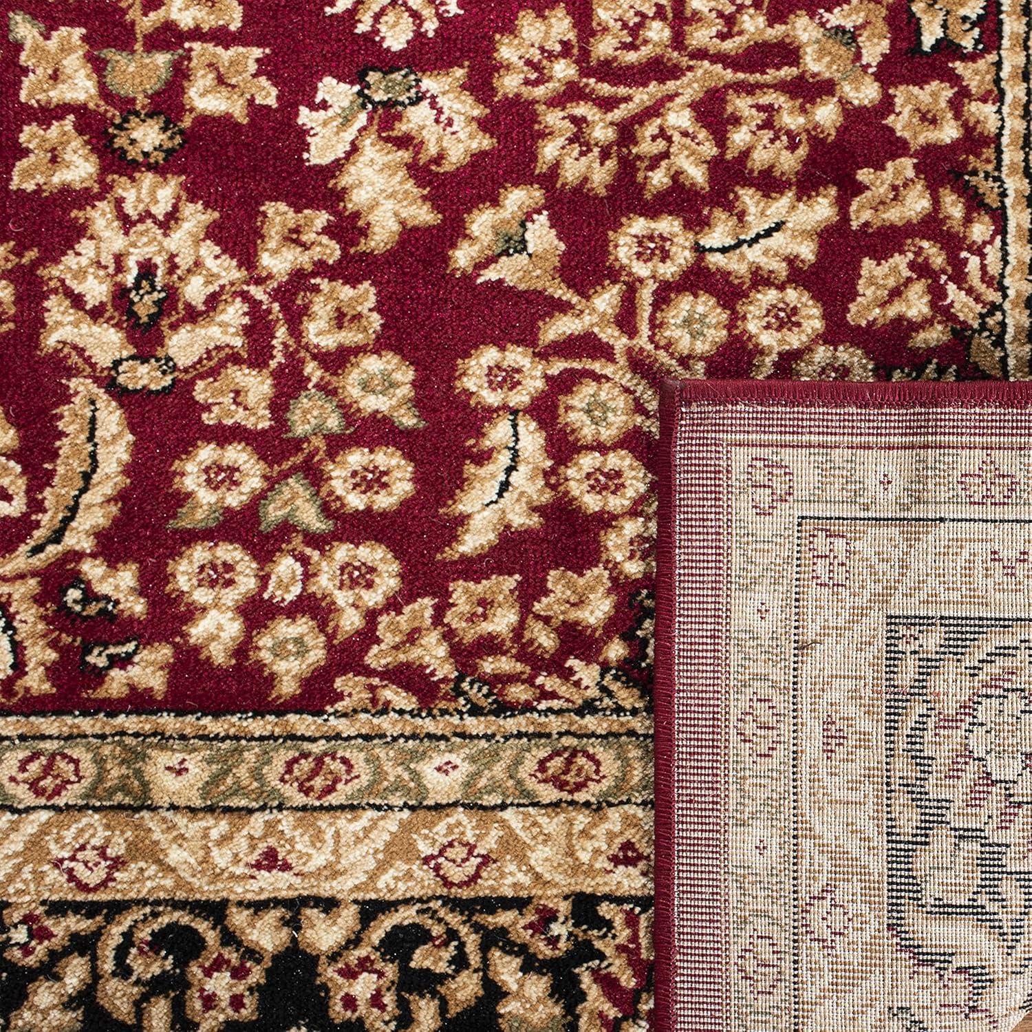 image:imageSAFAVIEH Lyndhurst Collection Area Rug 53 x 76 Red amp Black Traditional Oriental Design NonShedding amp Easy Care Ideal for High Traffic Areas in Living Room Bedroom LNH214ARed Black