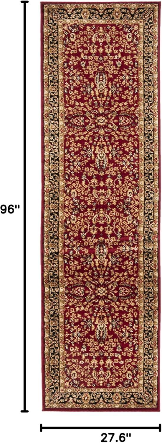 image:imageSAFAVIEH Lyndhurst Collection Area Rug 53 x 76 Red amp Black Traditional Oriental Design NonShedding amp Easy Care Ideal for High Traffic Areas in Living Room Bedroom LNH214ARed Black