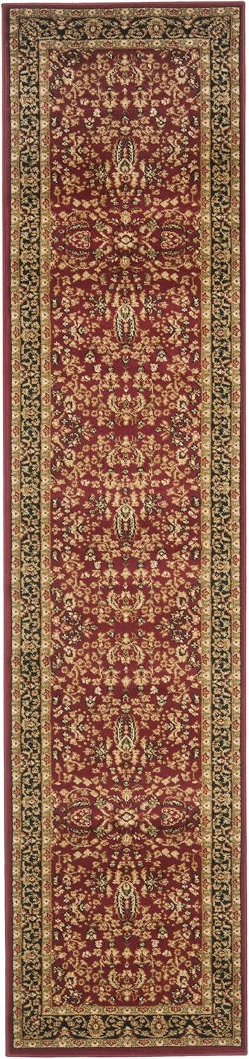 image:imageSAFAVIEH Lyndhurst Collection Area Rug 53 x 76 Red amp Black Traditional Oriental Design NonShedding amp Easy Care Ideal for High Traffic Areas in Living Room Bedroom LNH214ARed Black