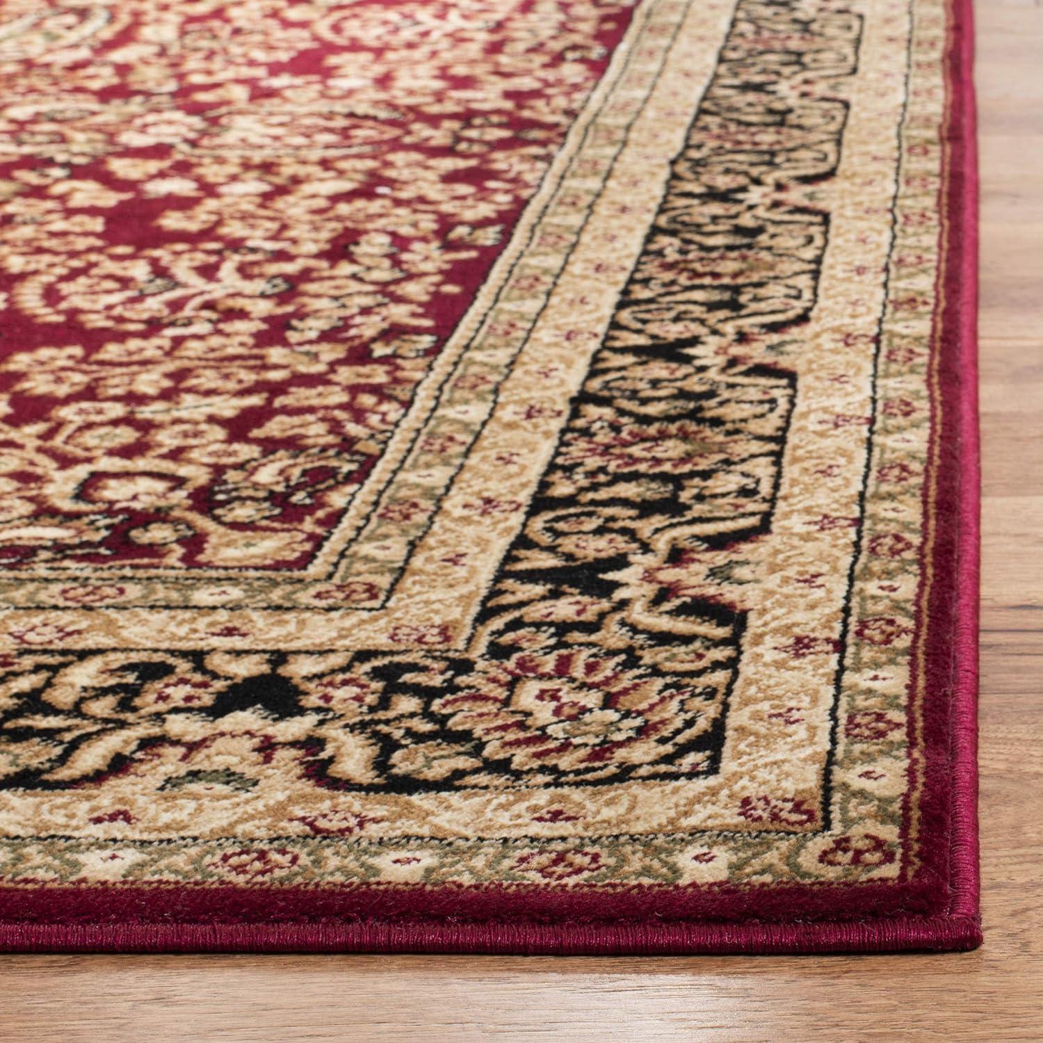 image:imageSAFAVIEH Lyndhurst Collection Area Rug 53 x 76 Red amp Black Traditional Oriental Design NonShedding amp Easy Care Ideal for High Traffic Areas in Living Room Bedroom LNH214ARed Black