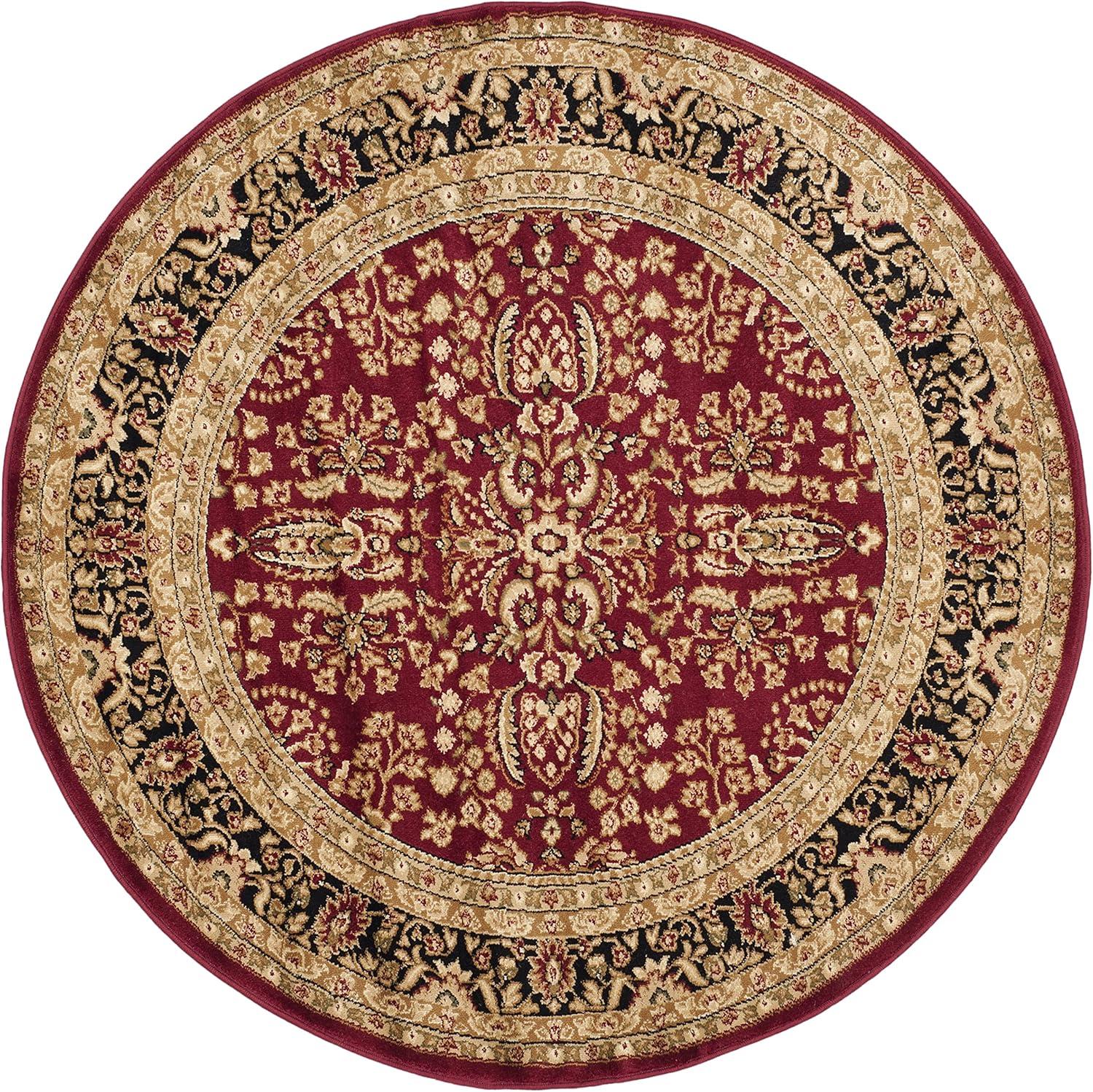 image:imageSAFAVIEH Lyndhurst Collection Area Rug 53 x 76 Red amp Black Traditional Oriental Design NonShedding amp Easy Care Ideal for High Traffic Areas in Living Room Bedroom LNH214ARed Black