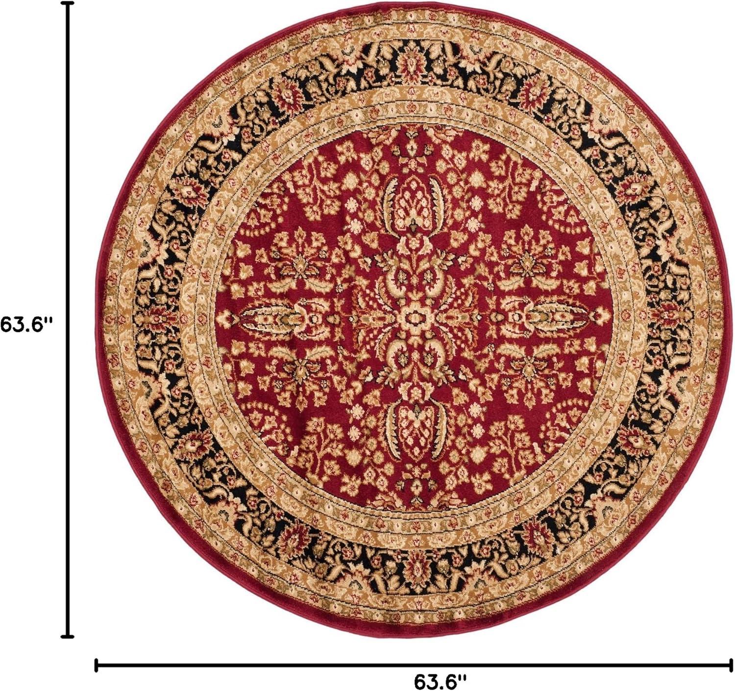 image:imageSAFAVIEH Lyndhurst Collection Area Rug 53 x 76 Red amp Black Traditional Oriental Design NonShedding amp Easy Care Ideal for High Traffic Areas in Living Room Bedroom LNH214ARed Black