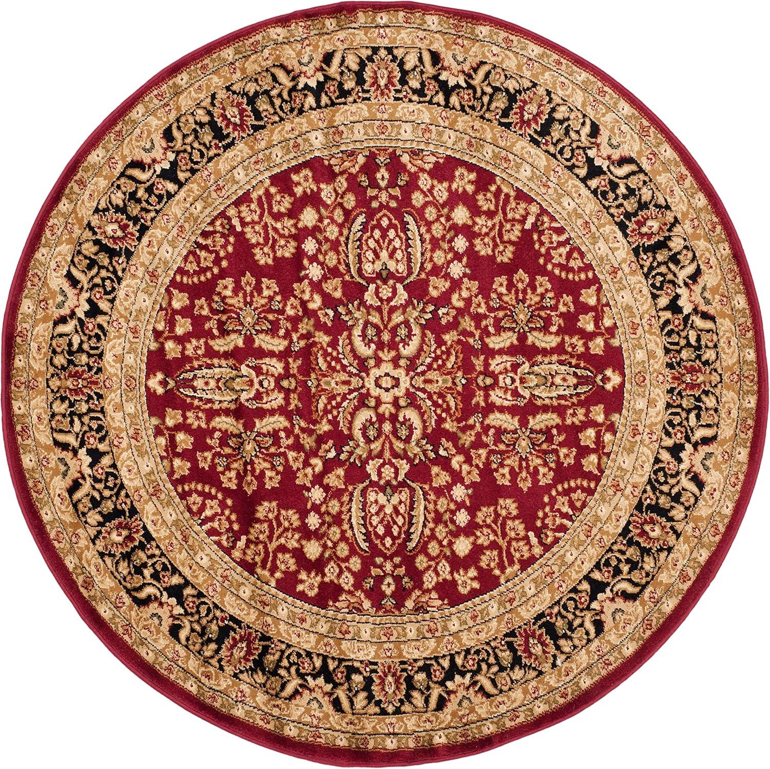 image:imageSAFAVIEH Lyndhurst Collection Area Rug 53 x 76 Red amp Black Traditional Oriental Design NonShedding amp Easy Care Ideal for High Traffic Areas in Living Room Bedroom LNH214ARed Black