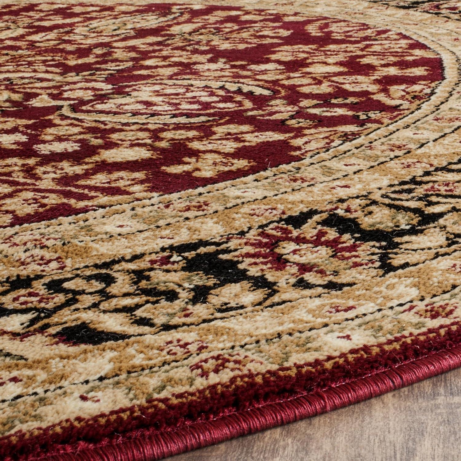image:imageSAFAVIEH Lyndhurst Collection Area Rug 53 x 76 Red amp Black Traditional Oriental Design NonShedding amp Easy Care Ideal for High Traffic Areas in Living Room Bedroom LNH214ARed Black
