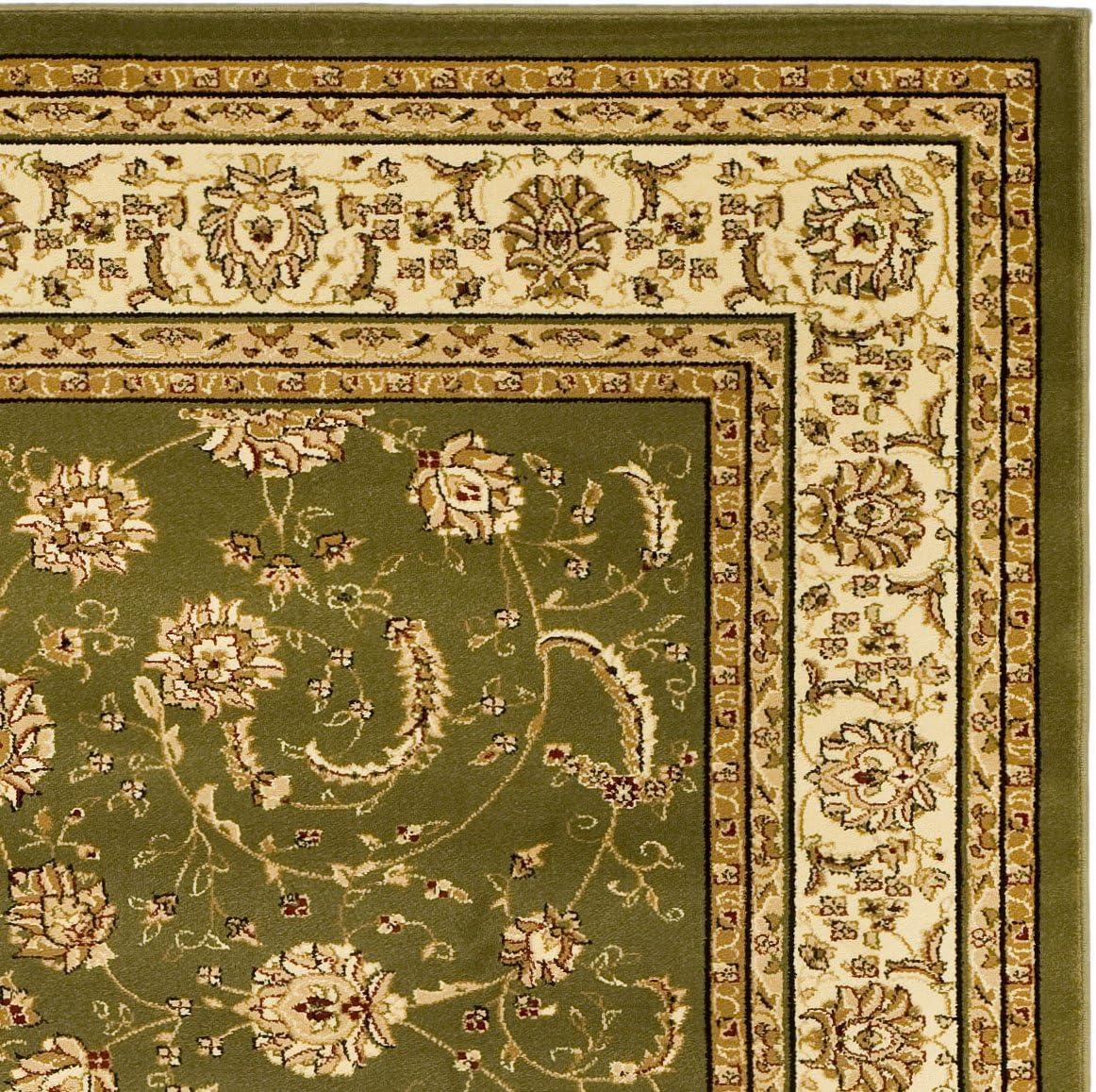 image:imageSAFAVIEH Lyndhurst Collection Area Rug 53 x 76 Sage amp Ivory Traditional Oriental Design NonShedding amp Easy Care Ideal for High Traffic Areas in Living Room Bedroom LNH219BSageIvory