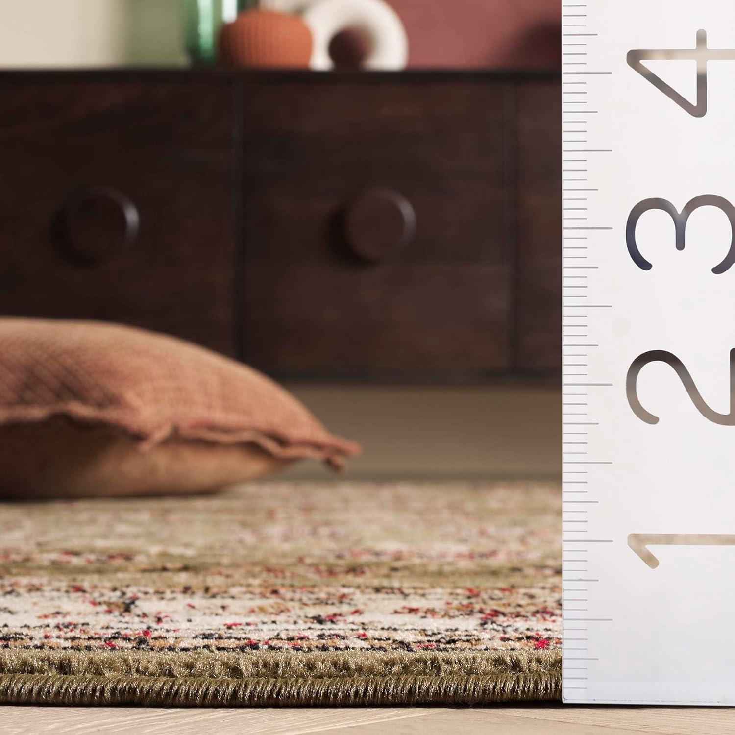 image:imageSAFAVIEH Lyndhurst Collection Area Rug 53 x 76 Sage amp Ivory Traditional Oriental Design NonShedding amp Easy Care Ideal for High Traffic Areas in Living Room Bedroom LNH219BSageIvory