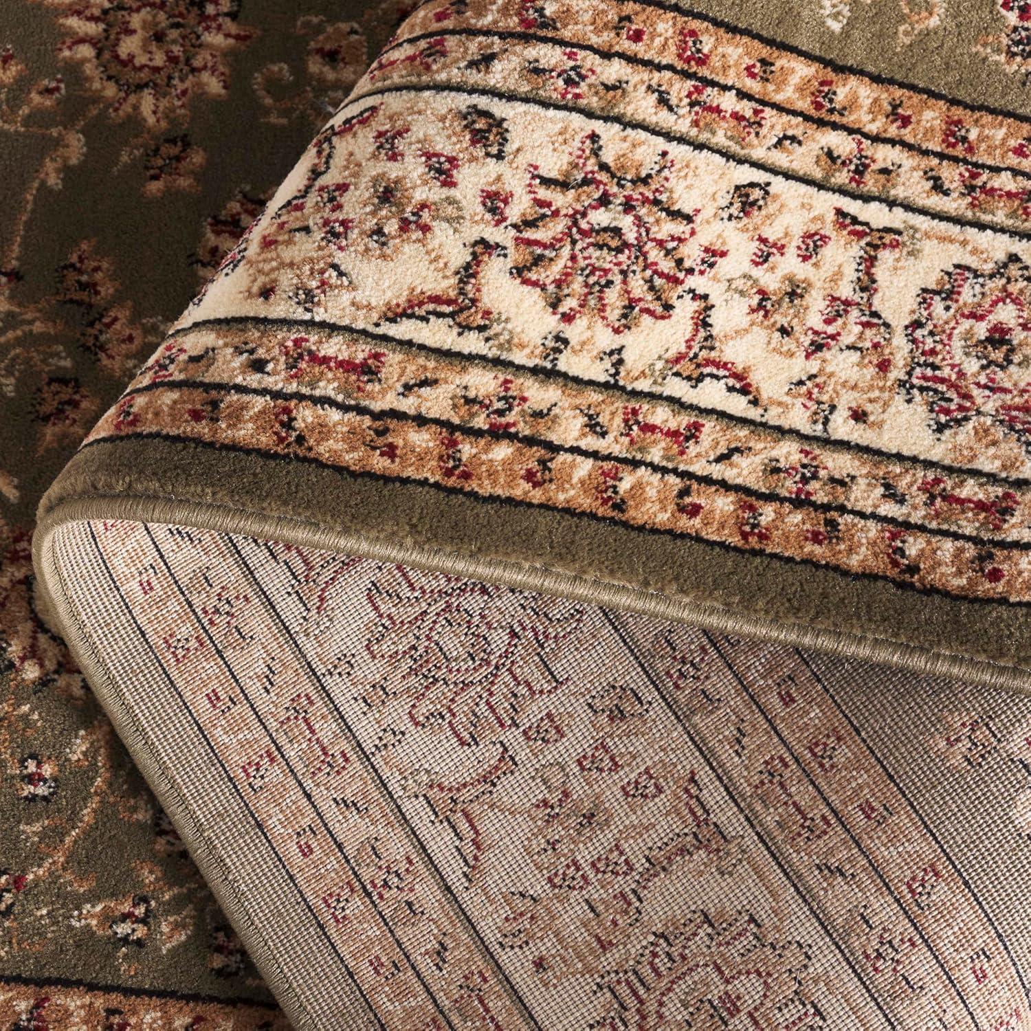 image:imageSAFAVIEH Lyndhurst Collection Area Rug 53 x 76 Sage amp Ivory Traditional Oriental Design NonShedding amp Easy Care Ideal for High Traffic Areas in Living Room Bedroom LNH219BSageIvory