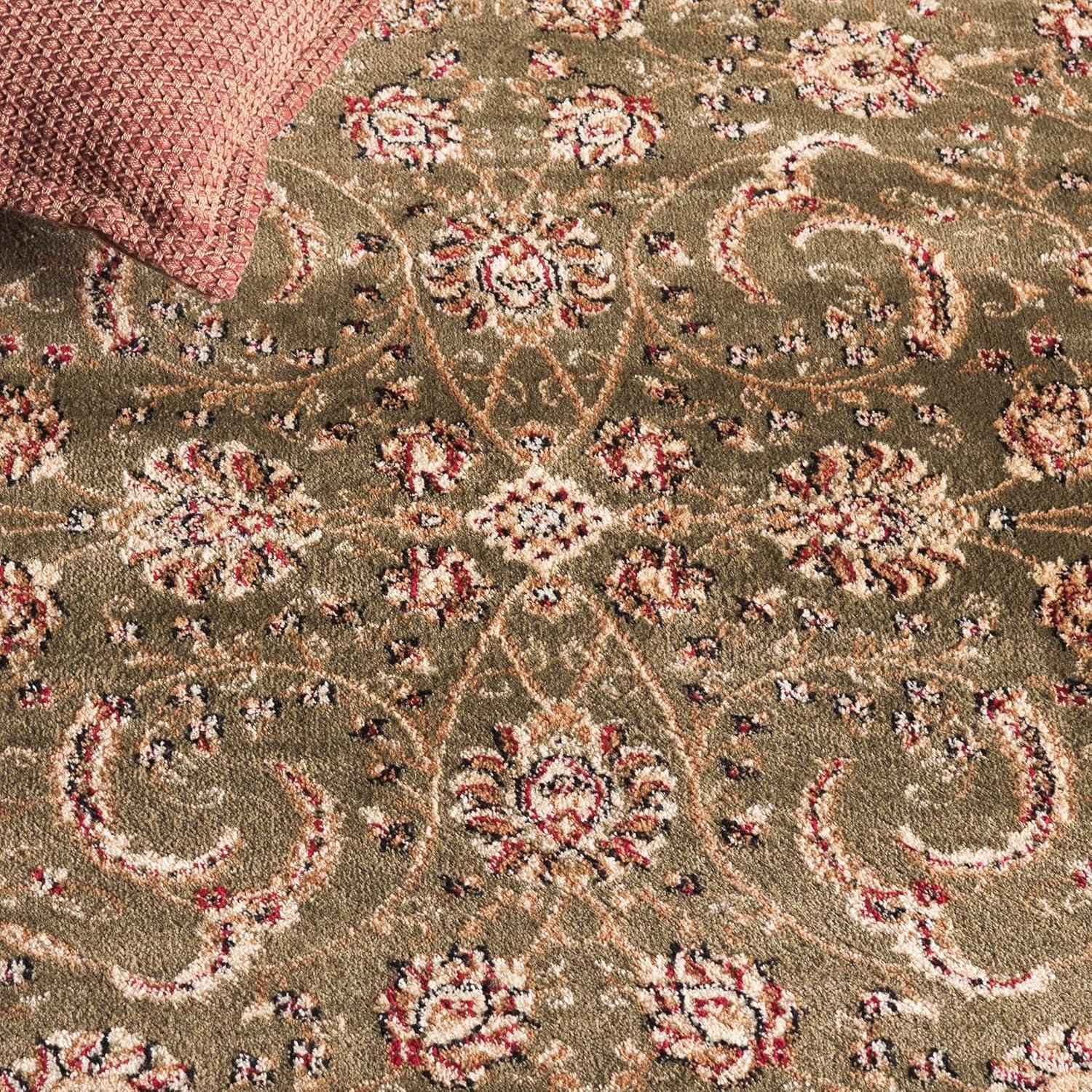 image:imageSAFAVIEH Lyndhurst Collection Area Rug 53 x 76 Sage amp Ivory Traditional Oriental Design NonShedding amp Easy Care Ideal for High Traffic Areas in Living Room Bedroom LNH219BSageIvory
