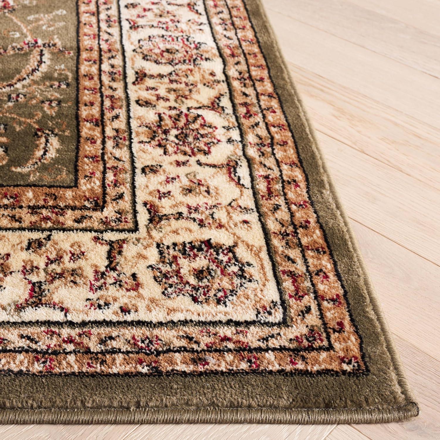 image:imageSAFAVIEH Lyndhurst Collection Area Rug 53 x 76 Sage amp Ivory Traditional Oriental Design NonShedding amp Easy Care Ideal for High Traffic Areas in Living Room Bedroom LNH219BSageIvory