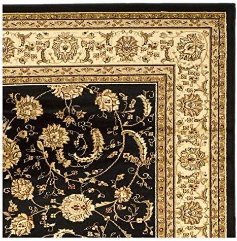 image:imageSAFAVIEH Lyndhurst Collection Area Rug 53 x 76 Sage amp Ivory Traditional Oriental Design NonShedding amp Easy Care Ideal for High Traffic Areas in Living Room Bedroom LNH219BBlackIvory