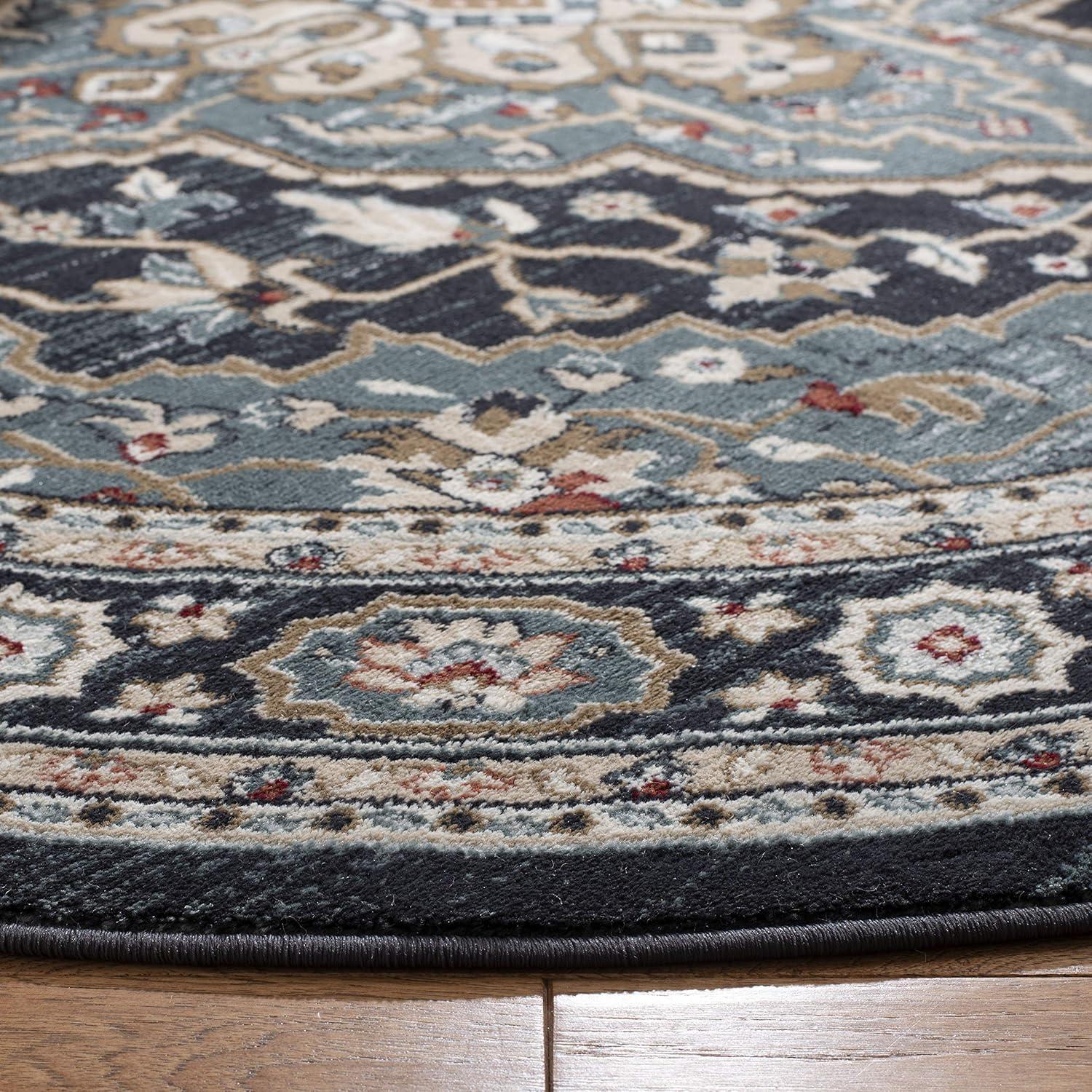 image:imageSAFAVIEH Lyndhurst Collection Area Rug 8 x 10 Cream amp Beige Traditional Oriental Design NonShedding amp Easy Care Ideal for High Traffic Areas in Living Room Bedroom LNH338BAnthraciteTeal