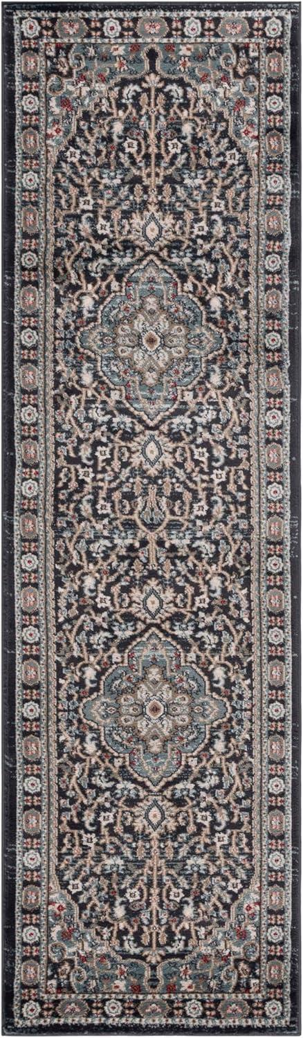 image:imageSAFAVIEH Lyndhurst Collection Area Rug 8 x 10 Cream amp Beige Traditional Oriental Design NonShedding amp Easy Care Ideal for High Traffic Areas in Living Room Bedroom LNH338BAnthraciteTeal