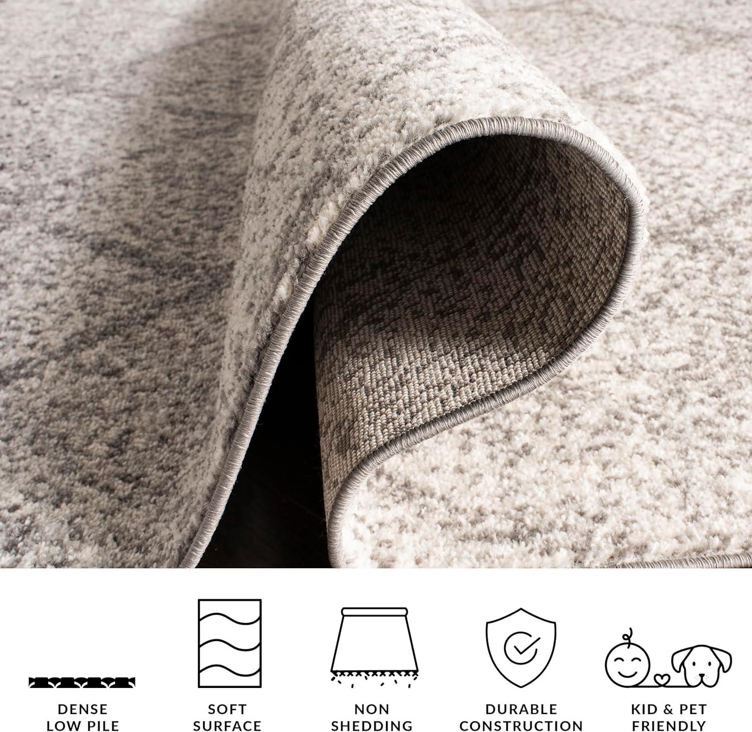 image:imageSAFAVIEH Madison Collection Area Rug 53 x 76 Creme amp Yellow Glam Ogee Trellis Distressed Design NonShedding amp Easy Care Ideal for High Traffic Areas in Living Room Bedroom MAD604CGreyIvory