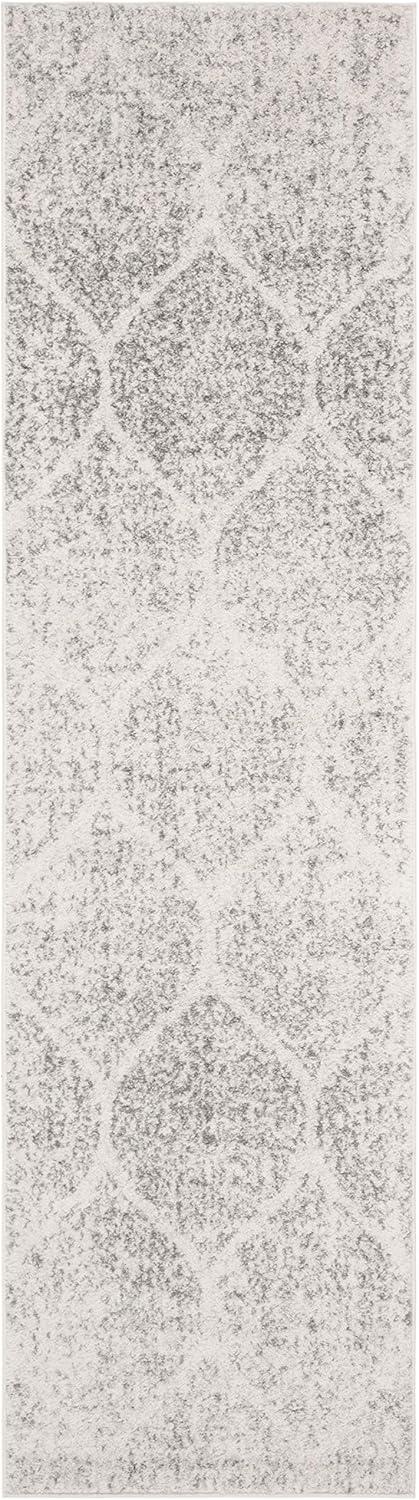image:imageSAFAVIEH Madison Collection Area Rug 53 x 76 Creme amp Yellow Glam Ogee Trellis Distressed Design NonShedding amp Easy Care Ideal for High Traffic Areas in Living Room Bedroom MAD604CIvorySilver