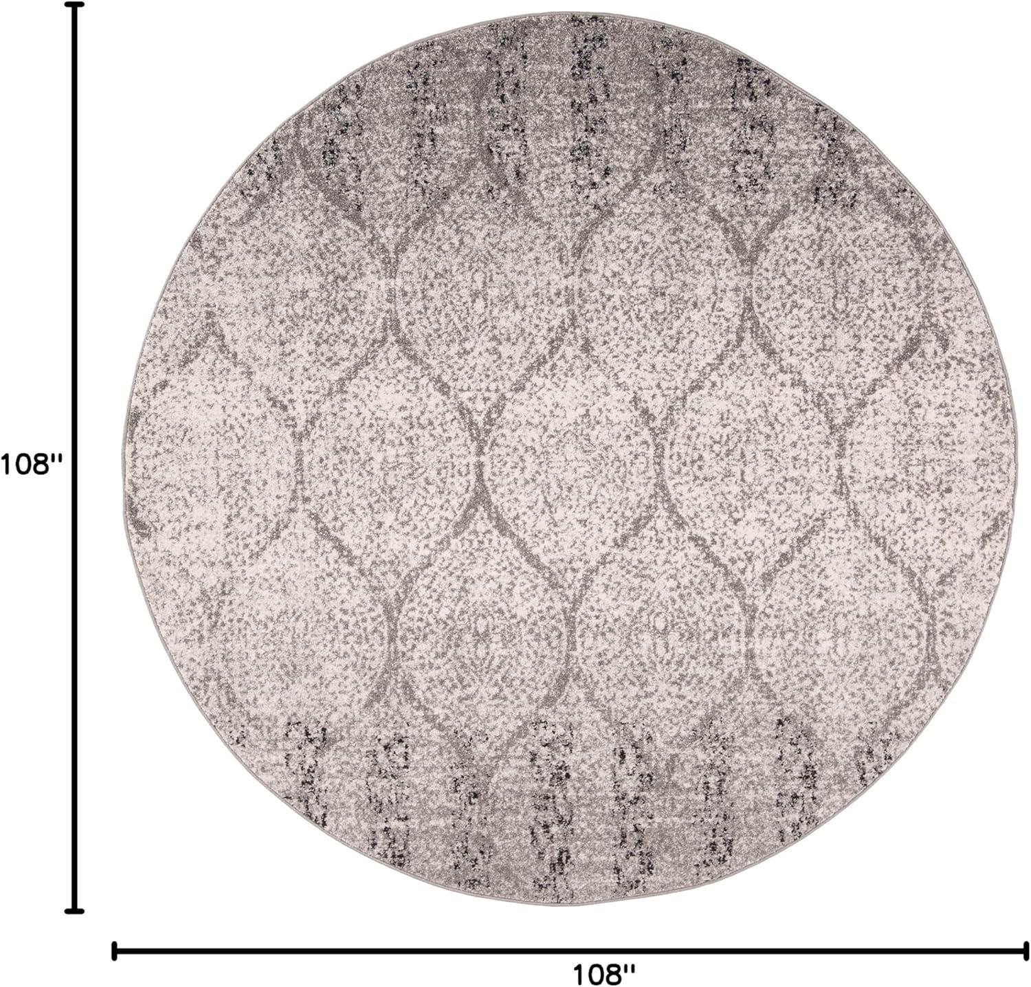 image:imageSAFAVIEH Madison Collection Area Rug 53 x 76 Creme amp Yellow Glam Ogee Trellis Distressed Design NonShedding amp Easy Care Ideal for High Traffic Areas in Living Room Bedroom MAD604CGreyIvory