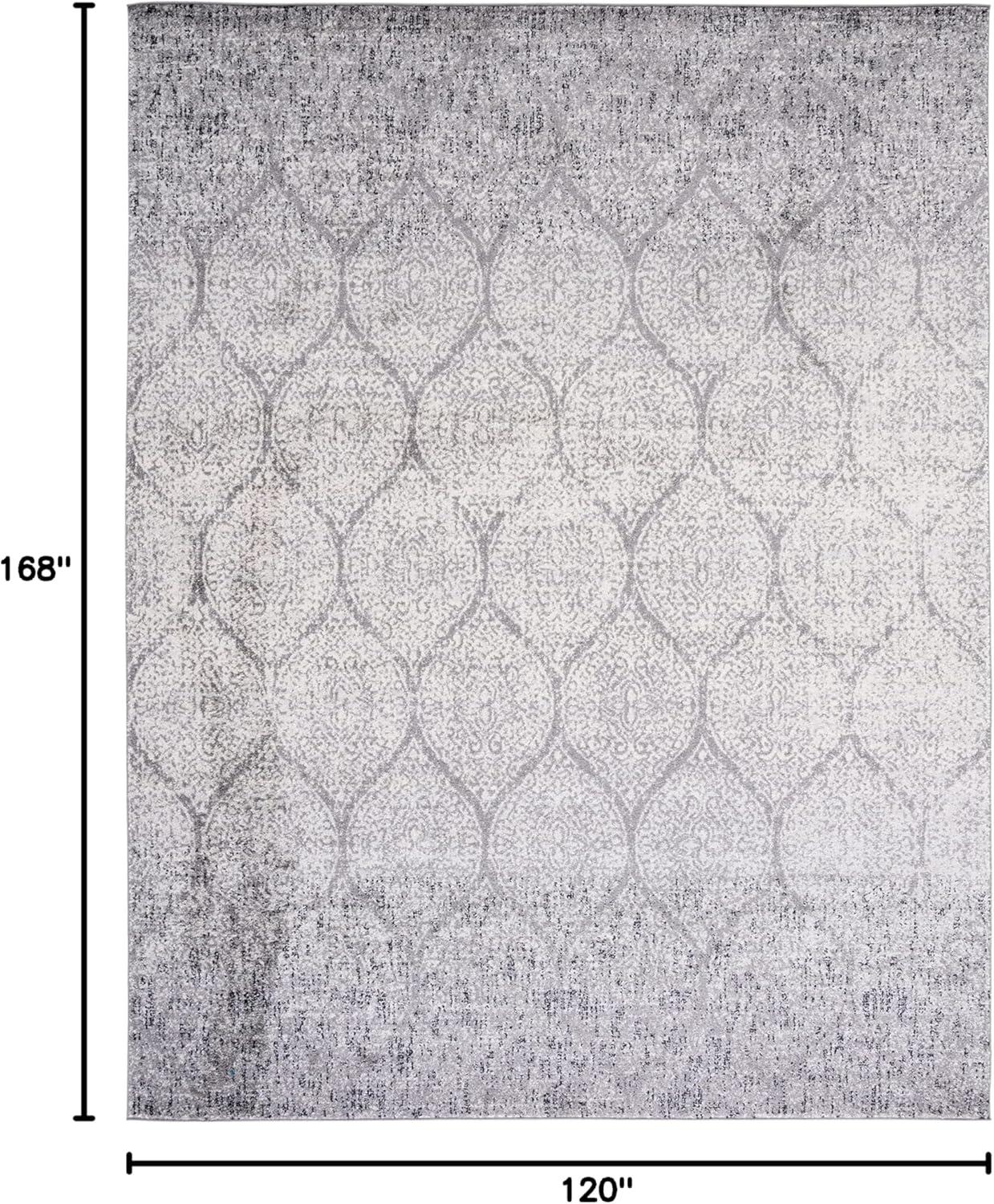 image:imageSAFAVIEH Madison Collection Area Rug 53 x 76 Creme amp Yellow Glam Ogee Trellis Distressed Design NonShedding amp Easy Care Ideal for High Traffic Areas in Living Room Bedroom MAD604CGreyIvory