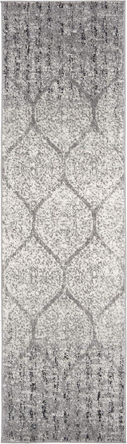 image:imageSAFAVIEH Madison Collection Area Rug 53 x 76 Creme amp Yellow Glam Ogee Trellis Distressed Design NonShedding amp Easy Care Ideal for High Traffic Areas in Living Room Bedroom MAD604CGreyIvory