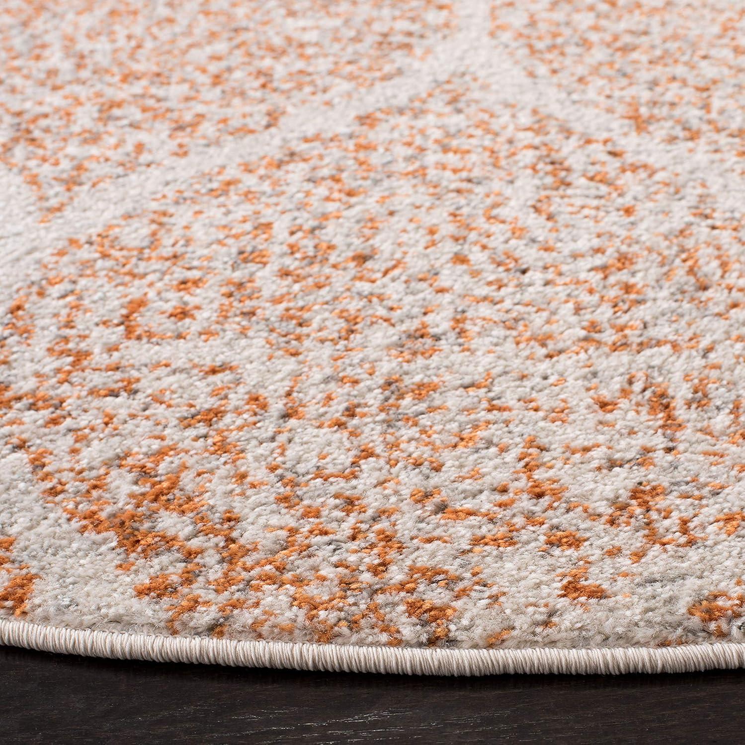 image:imageSAFAVIEH Madison Collection Area Rug 53 x 76 Creme amp Yellow Glam Ogee Trellis Distressed Design NonShedding amp Easy Care Ideal for High Traffic Areas in Living Room Bedroom MAD604CCreamOrange