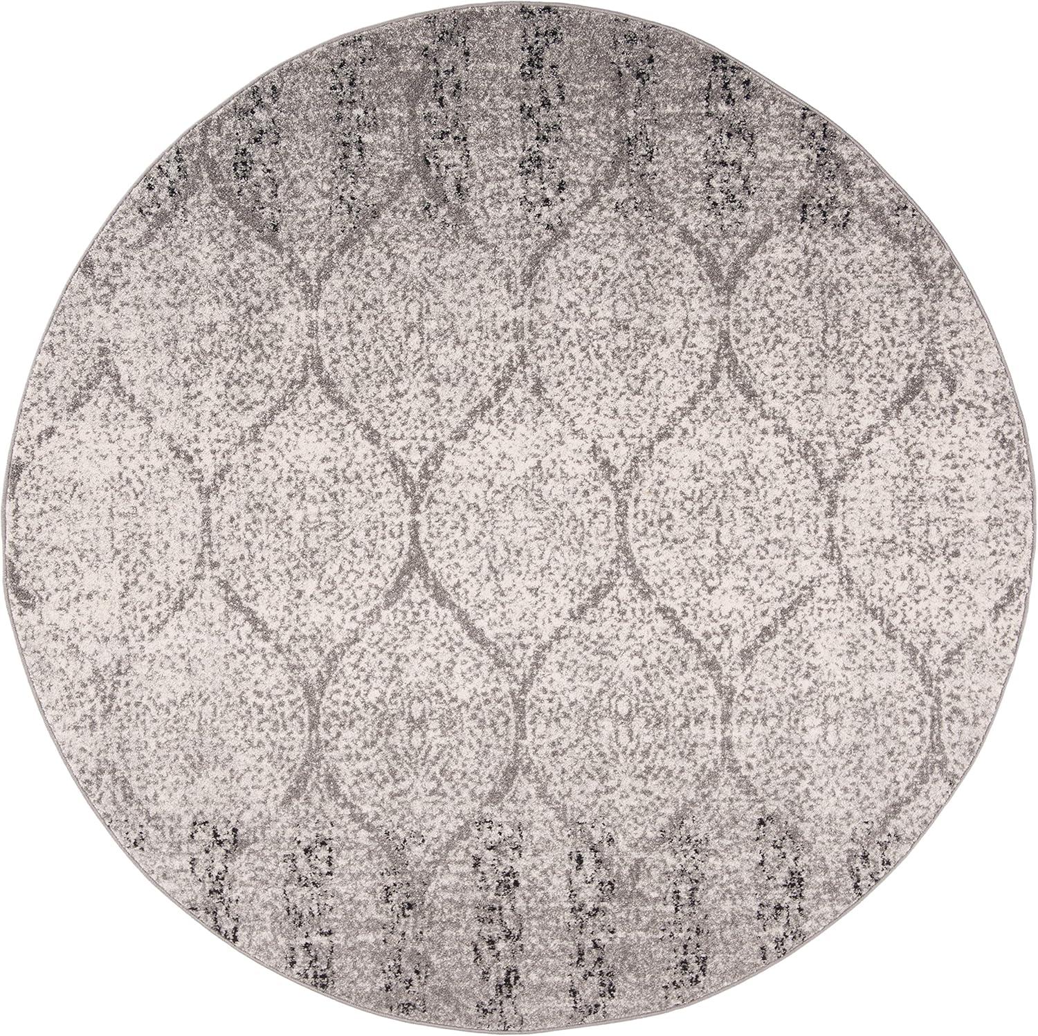 image:imageSAFAVIEH Madison Collection Area Rug 53 x 76 Creme amp Yellow Glam Ogee Trellis Distressed Design NonShedding amp Easy Care Ideal for High Traffic Areas in Living Room Bedroom MAD604CGreyIvory