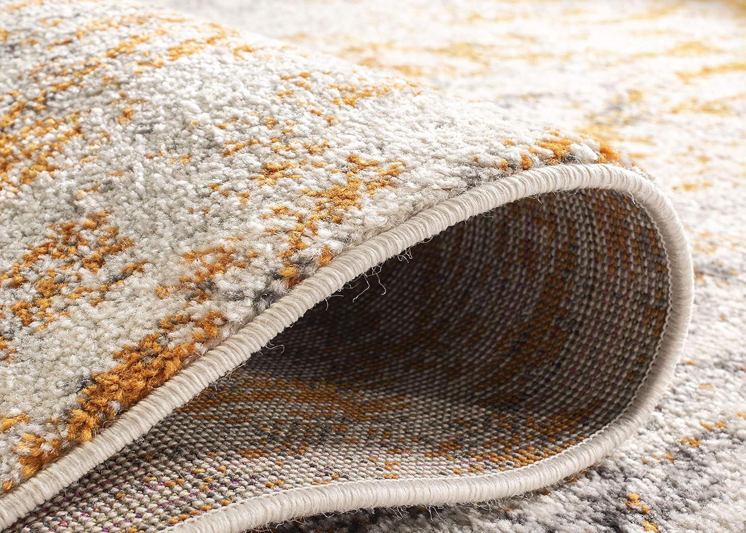 image:imageSAFAVIEH Madison Collection Area Rug 67 x 92 Cream amp Orange Boho Chic Distressed Design NonShedding amp Easy Care Ideal for High Traffic Areas in Living Room Bedroom MAD608KCreamOrange