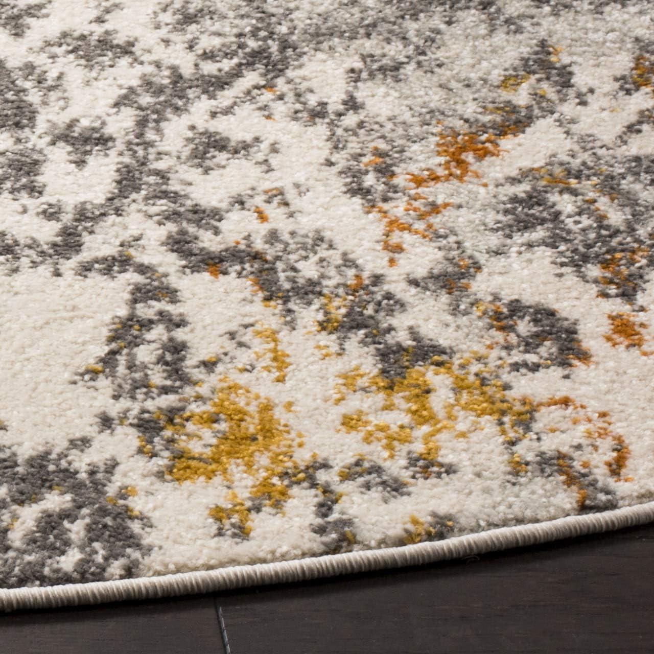 image:imageSAFAVIEH Madison Collection Area Rug 67 x 92 Cream amp Orange Boho Chic Distressed Design NonShedding amp Easy Care Ideal for High Traffic Areas in Living Room Bedroom MAD608KCreamOrange