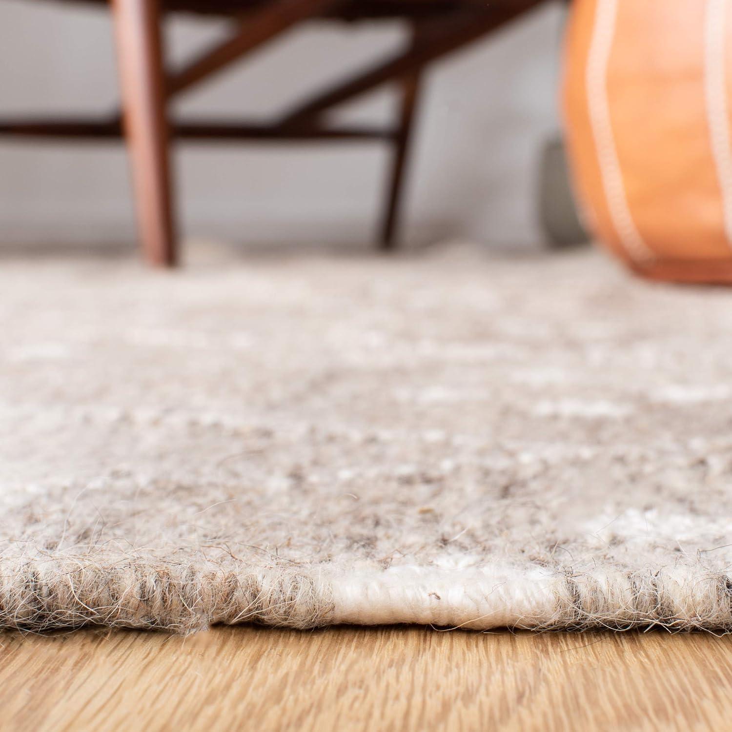 image:imageSAFAVIEH Natural Kilim Collection Area Rug 5 x 8 Natural amp Ivory Handmade Moroccan Boho Tribal Wool amp Viscose Ideal for High Traffic Areas in Living Room Bedroom NKM316BNaturalIvory