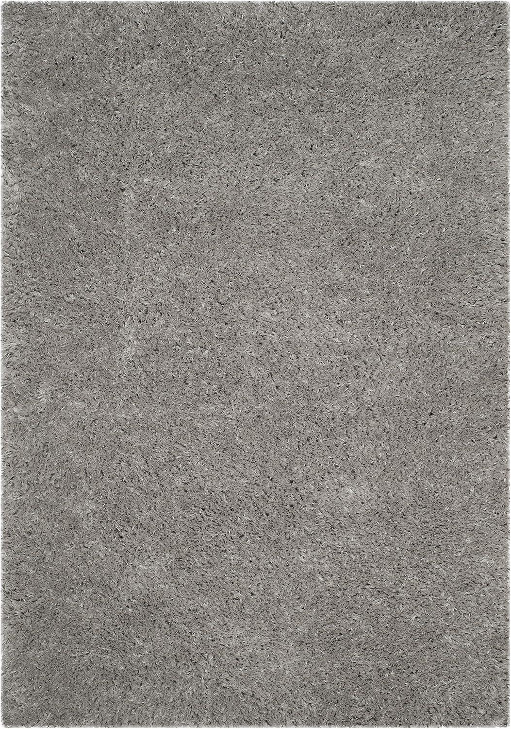 image:imageSAFAVIEH Polar Shag Collection Area Rug 51 x 76 Light Turquoise Solid Glam Design NonShedding amp Easy Care 3inch Thick Ideal for High Traffic Areas in Living Room Bedroom PSG800TSilver