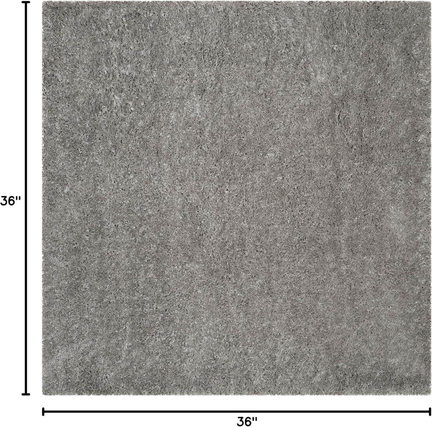 image:imageSAFAVIEH Polar Shag Collection Area Rug 51 x 76 Light Turquoise Solid Glam Design NonShedding amp Easy Care 3inch Thick Ideal for High Traffic Areas in Living Room Bedroom PSG800TSilver