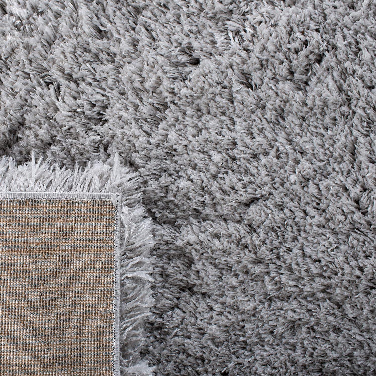 image:imageSAFAVIEH Polar Shag Collection Area Rug 51 x 76 Light Turquoise Solid Glam Design NonShedding amp Easy Care 3inch Thick Ideal for High Traffic Areas in Living Room Bedroom PSG800TSilver