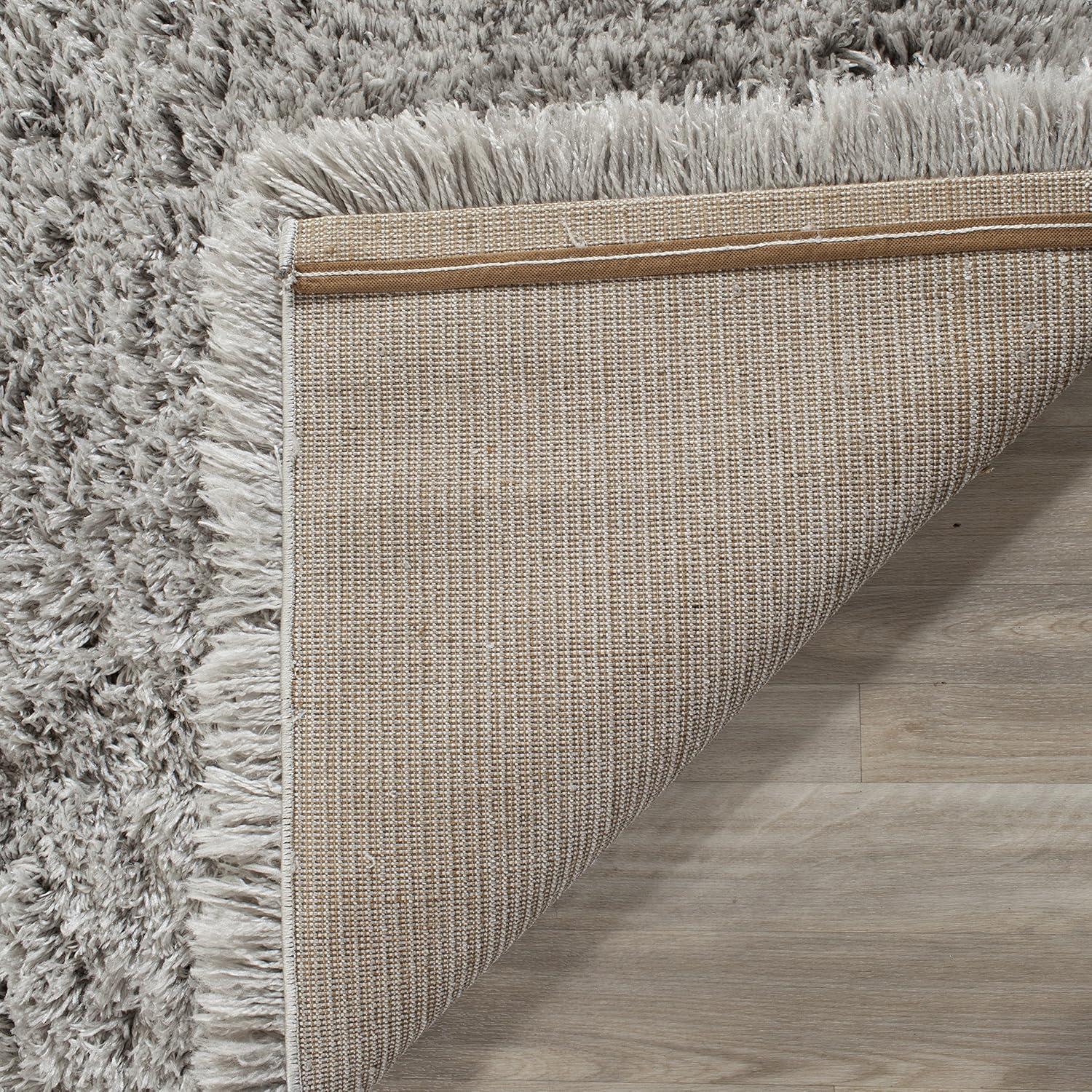 image:imageSAFAVIEH Polar Shag Collection Area Rug 51 x 76 Light Turquoise Solid Glam Design NonShedding amp Easy Care 3inch Thick Ideal for High Traffic Areas in Living Room Bedroom PSG800TSilver