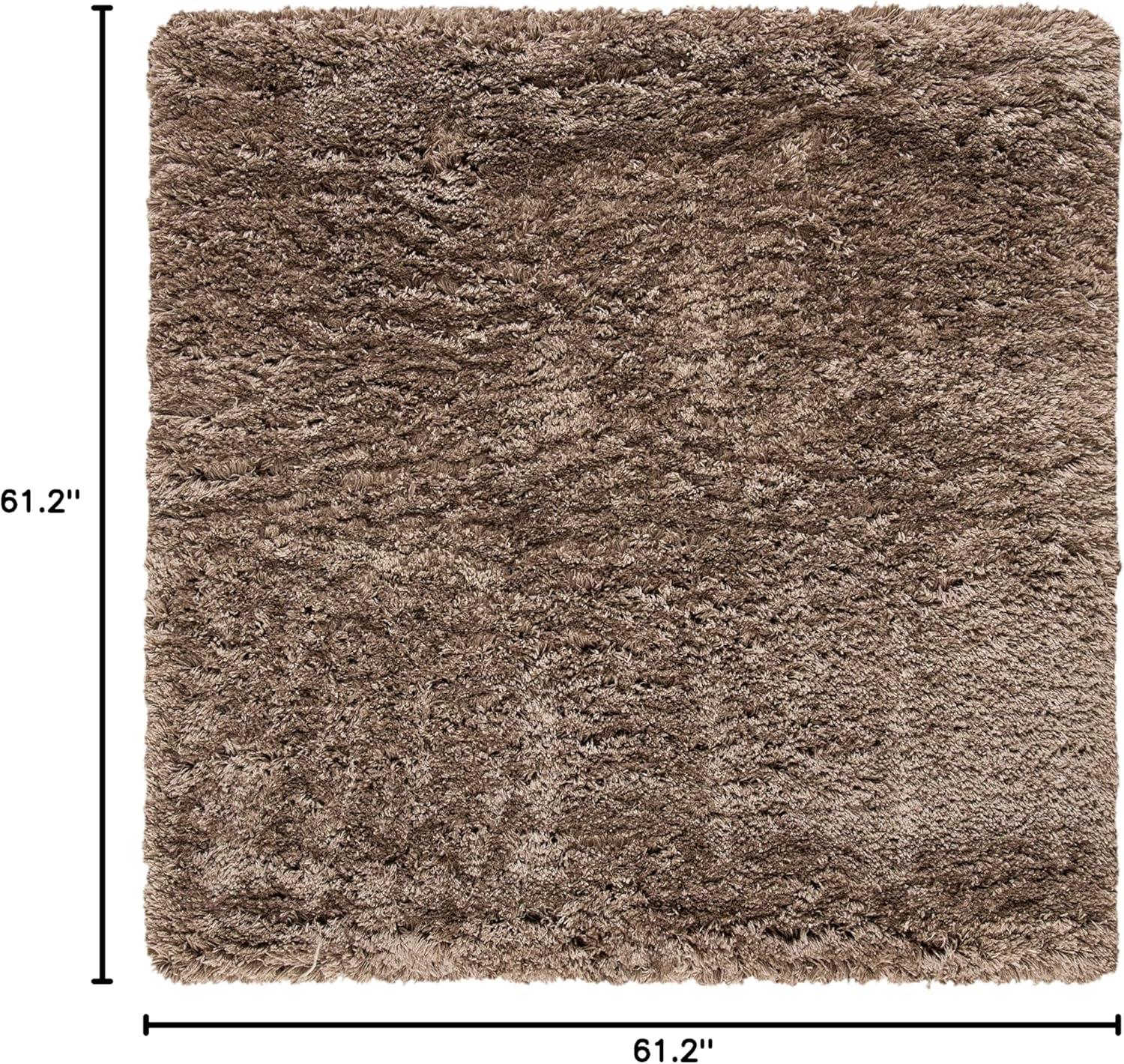 image:imageSAFAVIEH Polar Shag Collection Area Rug 51 x 76 Light Turquoise Solid Glam Design NonShedding amp Easy Care 3inch Thick Ideal for High Traffic Areas in Living Room Bedroom PSG800TMushroom