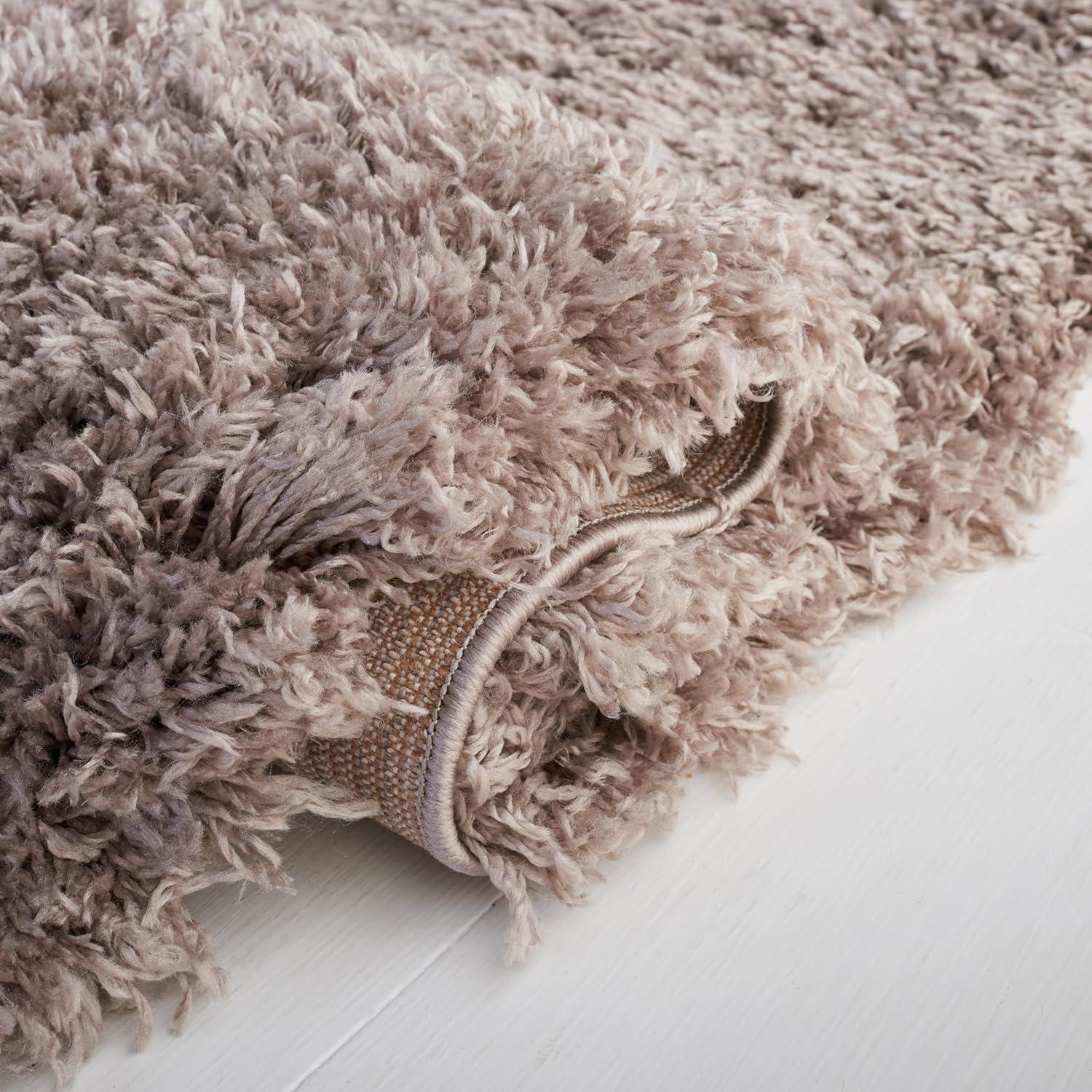 image:imageSAFAVIEH Polar Shag Collection Area Rug 51 x 76 Light Turquoise Solid Glam Design NonShedding amp Easy Care 3inch Thick Ideal for High Traffic Areas in Living Room Bedroom PSG800TMushroom