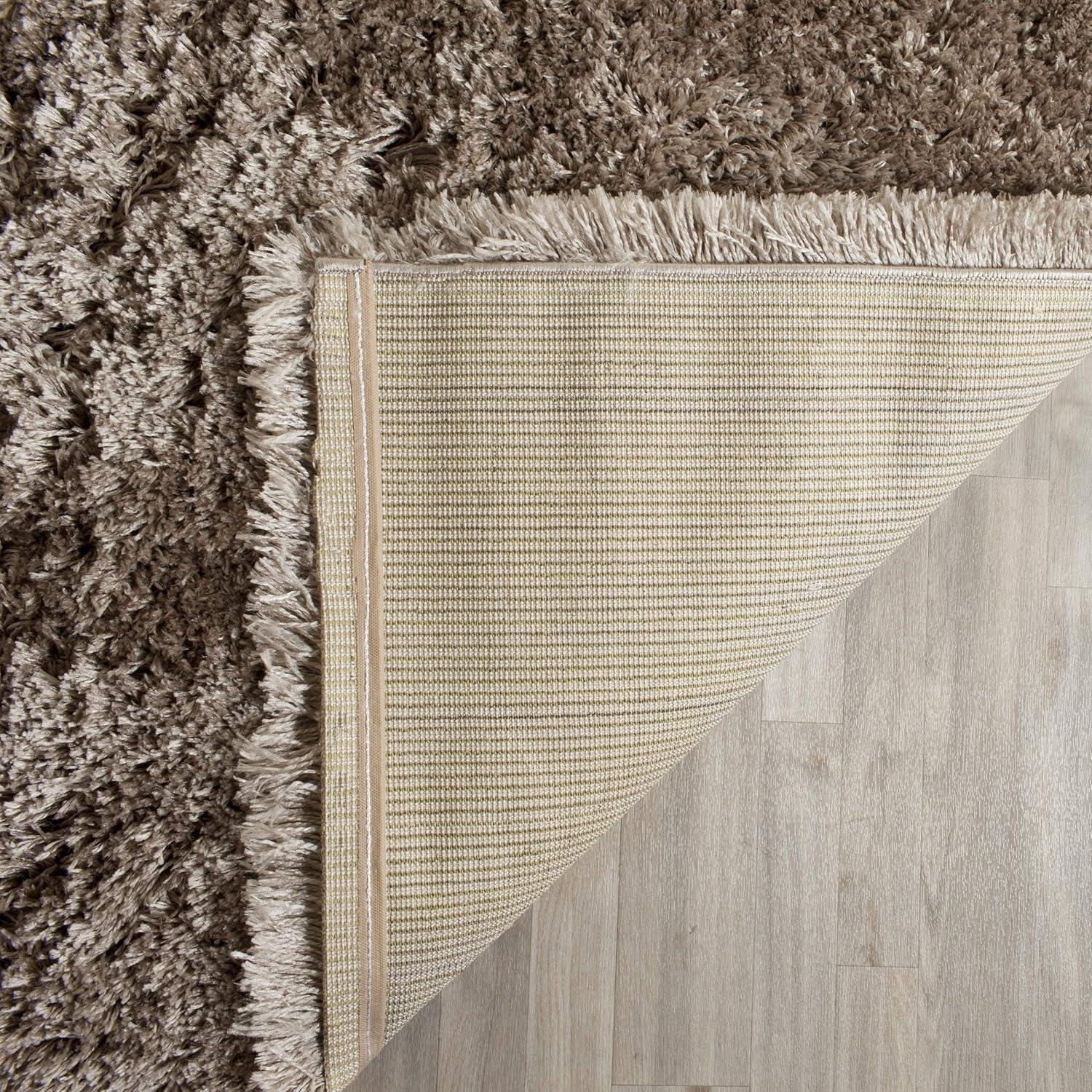 image:imageSAFAVIEH Polar Shag Collection Area Rug 51 x 76 Light Turquoise Solid Glam Design NonShedding amp Easy Care 3inch Thick Ideal for High Traffic Areas in Living Room Bedroom PSG800TMushroom