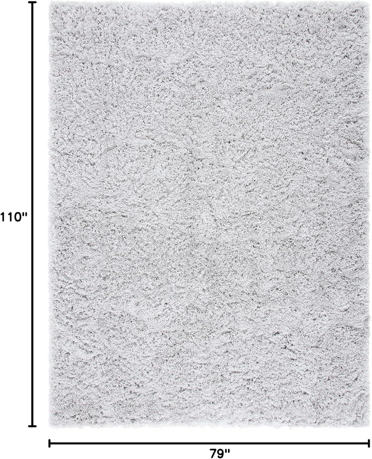 image:imageSAFAVIEH Polar Shag Collection Area Rug 51 x 76 Light Turquoise Solid Glam Design NonShedding amp Easy Care 3inch Thick Ideal for High Traffic Areas in Living Room Bedroom PSG800TSilver