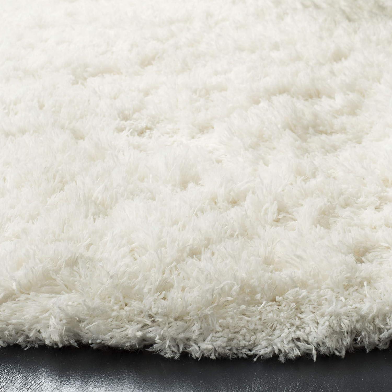image:imageSAFAVIEH Polar Shag Collection Area Rug 51 x 76 Light Turquoise Solid Glam Design NonShedding amp Easy Care 3inch Thick Ideal for High Traffic Areas in Living Room Bedroom PSG800TWhite