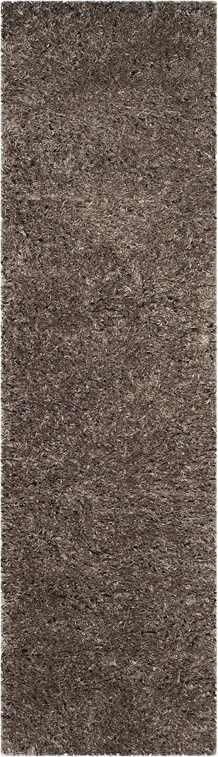 image:imageSAFAVIEH Polar Shag Collection Area Rug 51 x 76 Light Turquoise Solid Glam Design NonShedding amp Easy Care 3inch Thick Ideal for High Traffic Areas in Living Room Bedroom PSG800TMushroom
