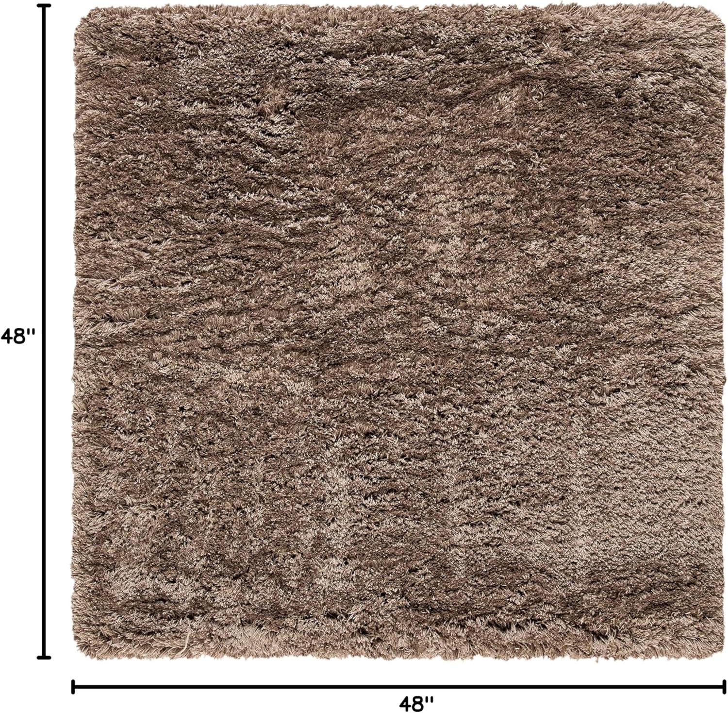 image:imageSAFAVIEH Polar Shag Collection Area Rug 51 x 76 Light Turquoise Solid Glam Design NonShedding amp Easy Care 3inch Thick Ideal for High Traffic Areas in Living Room Bedroom PSG800TMushroom