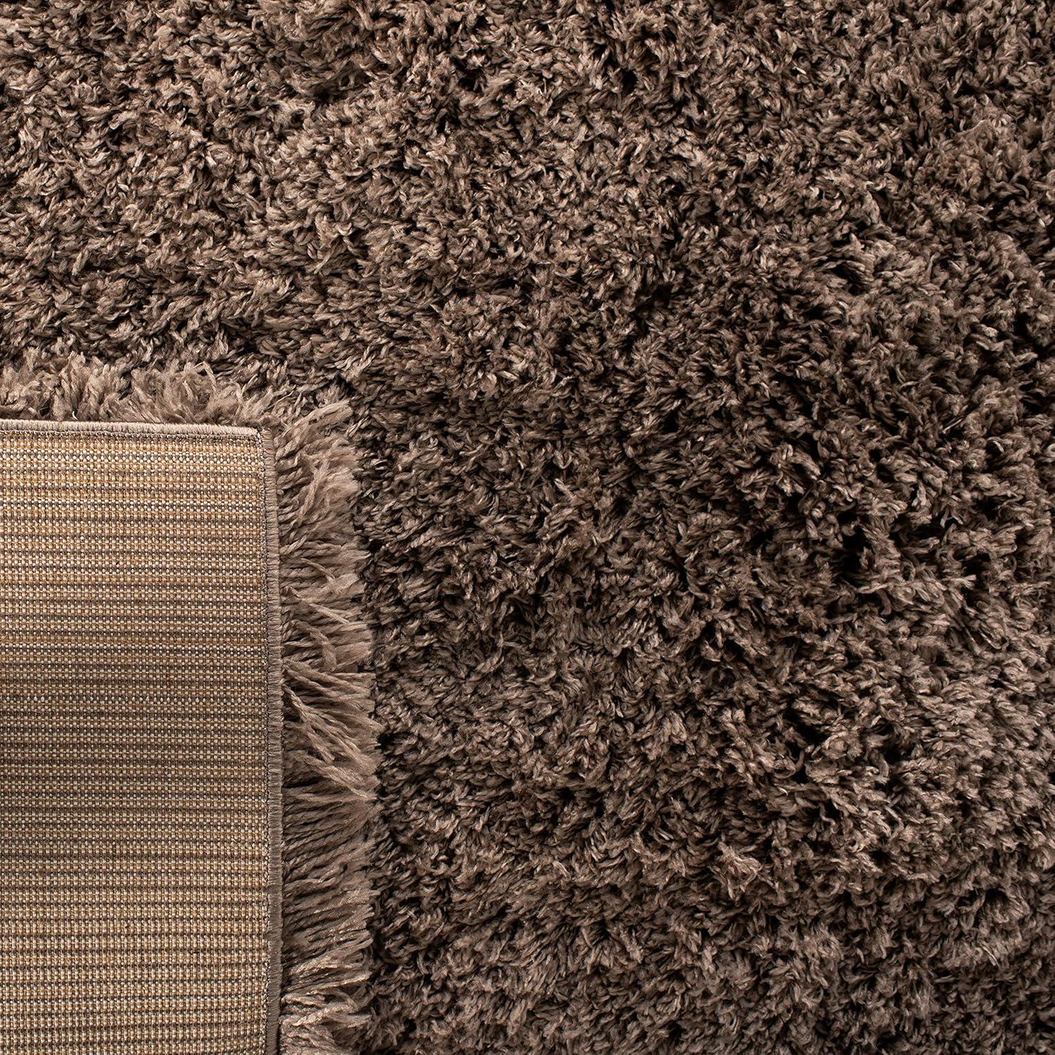 image:imageSAFAVIEH Polar Shag Collection Area Rug 51 x 76 Light Turquoise Solid Glam Design NonShedding amp Easy Care 3inch Thick Ideal for High Traffic Areas in Living Room Bedroom PSG800TMushroom