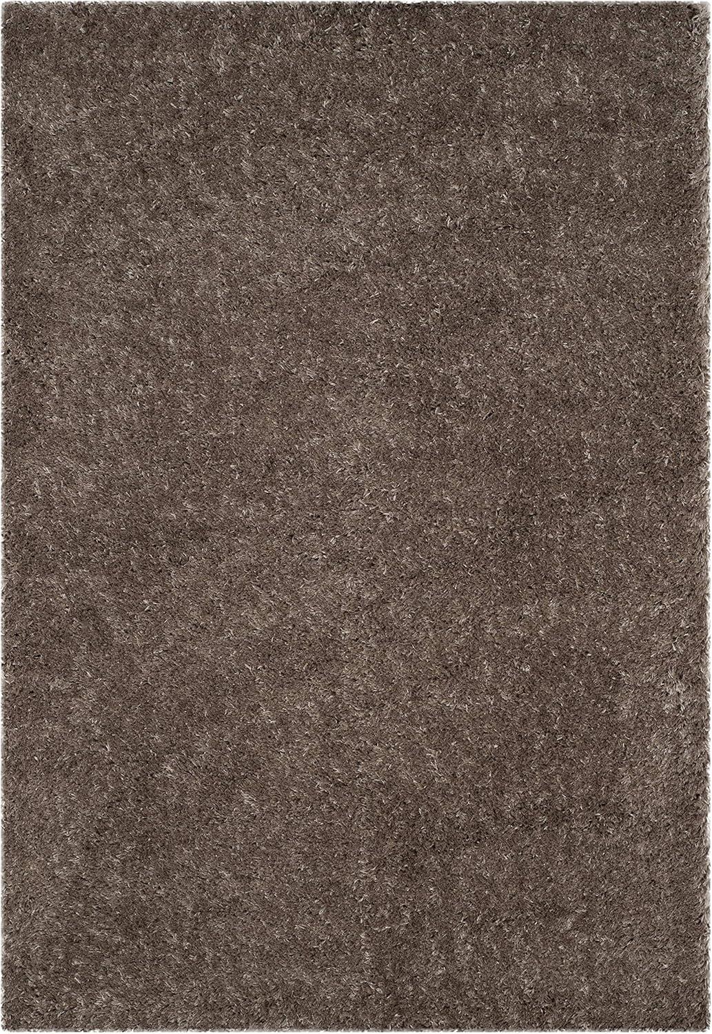image:imageSAFAVIEH Polar Shag Collection Area Rug 51 x 76 Light Turquoise Solid Glam Design NonShedding amp Easy Care 3inch Thick Ideal for High Traffic Areas in Living Room Bedroom PSG800TMushroom