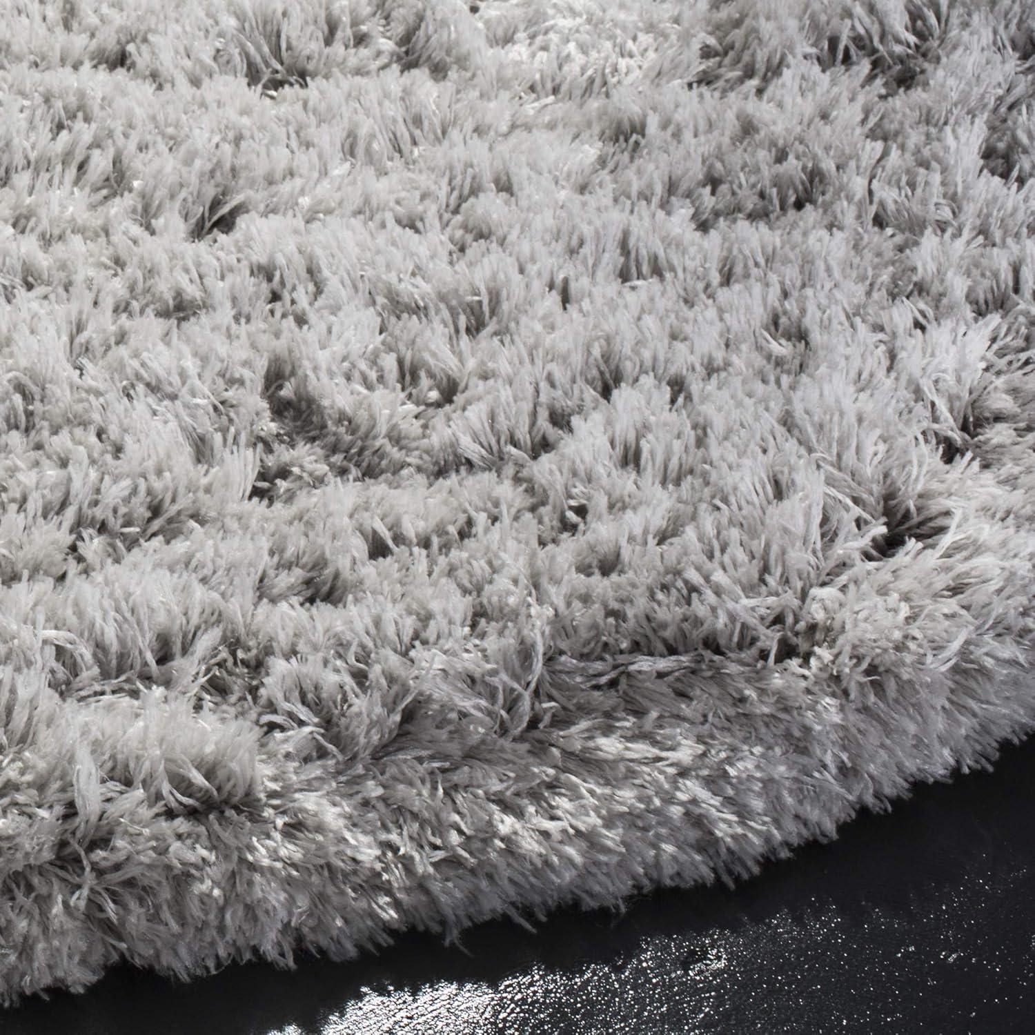 image:imageSAFAVIEH Polar Shag Collection Area Rug 51 x 76 Light Turquoise Solid Glam Design NonShedding amp Easy Care 3inch Thick Ideal for High Traffic Areas in Living Room Bedroom PSG800TLight Turquoise