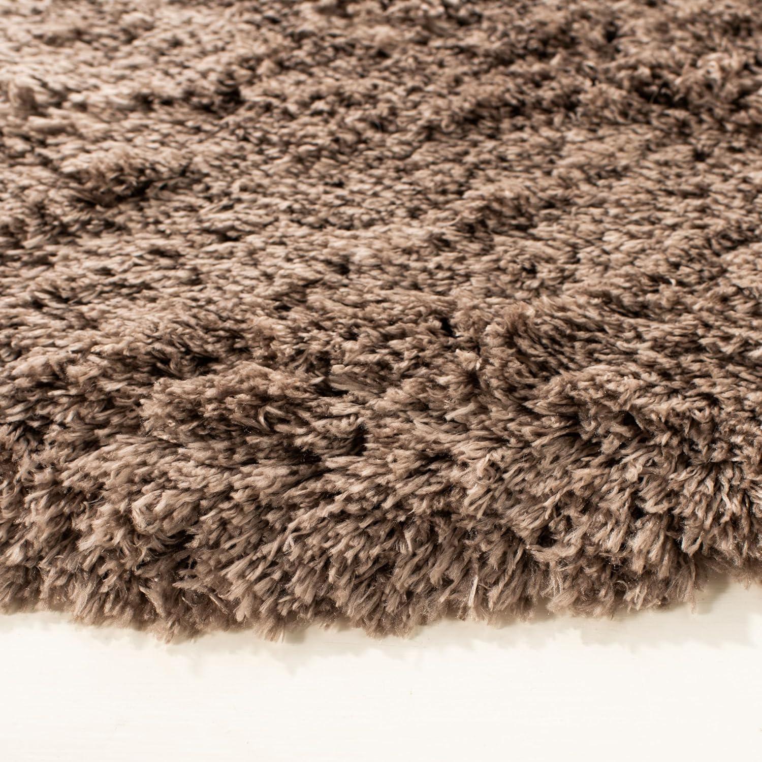 image:imageSAFAVIEH Polar Shag Collection Area Rug 51 x 76 Light Turquoise Solid Glam Design NonShedding amp Easy Care 3inch Thick Ideal for High Traffic Areas in Living Room Bedroom PSG800TMushroom