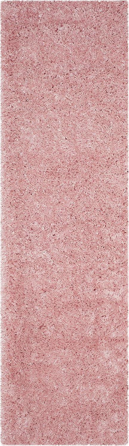 image:imageSAFAVIEH Polar Shag Collection Area Rug 51 x 76 Light Turquoise Solid Glam Design NonShedding amp Easy Care 3inch Thick Ideal for High Traffic Areas in Living Room Bedroom PSG800TLight Pink