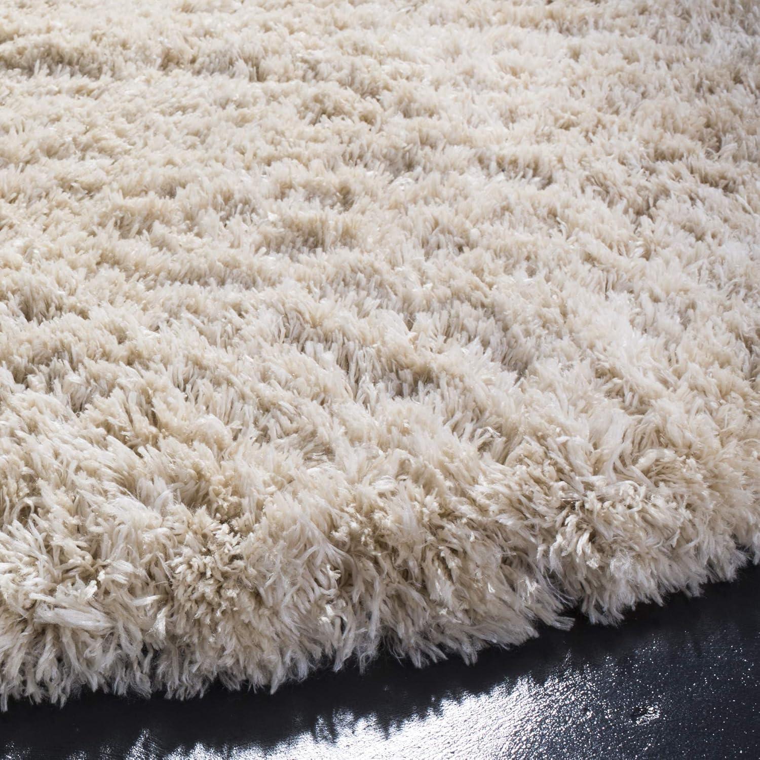 image:imageSAFAVIEH Polar Shag Collection Area Rug 51 x 76 Light Turquoise Solid Glam Design NonShedding amp Easy Care 3inch Thick Ideal for High Traffic Areas in Living Room Bedroom PSG800TLight Turquoise